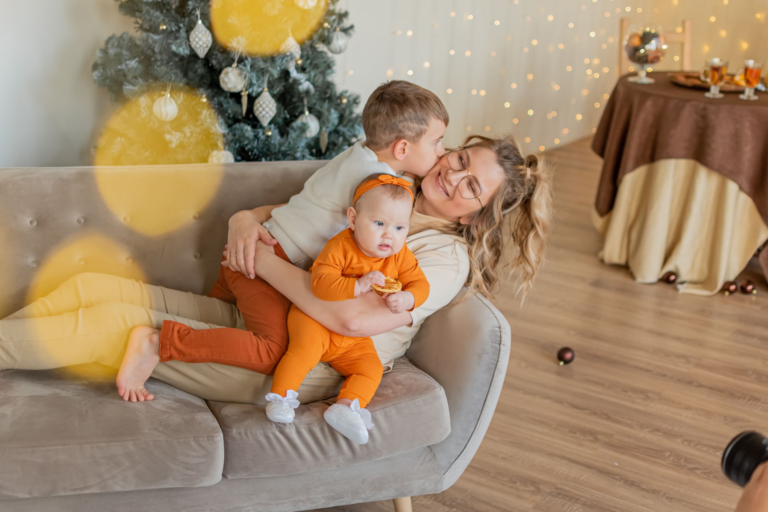 Новогодние фотосессии в студиях. Свадебный и семейный фотограф Екатерина Пушан. Москва, Балашиха, Железнодорожный, Солнечногорск