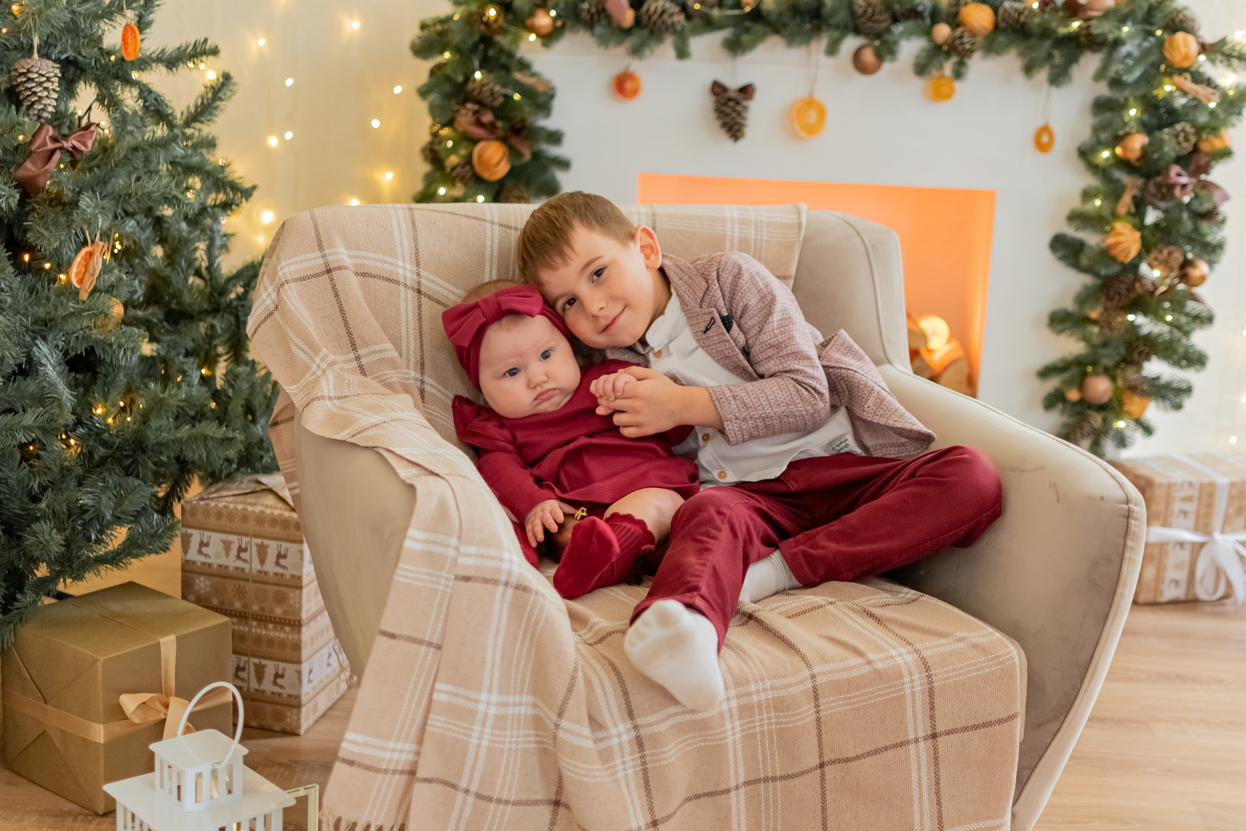 Новогодние фотосессии в студиях. Свадебный и семейный фотограф Екатерина Пушан. Москва, Балашиха, Железнодорожный, Солнечногорск