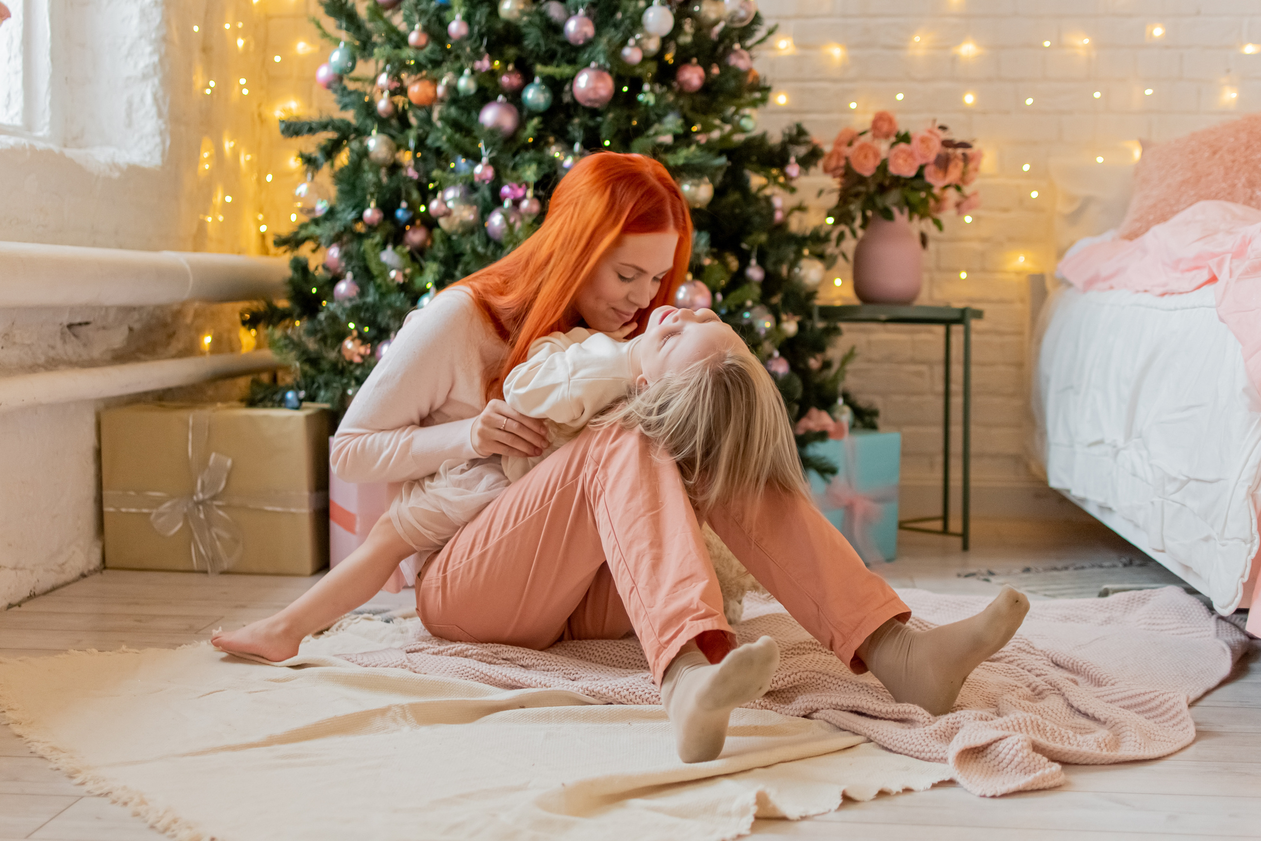 Новогодние фотосессии в студиях. Свадебный и семейный фотограф Екатерина Пушан. Москва, Балашиха, Железнодорожный, Солнечногорск