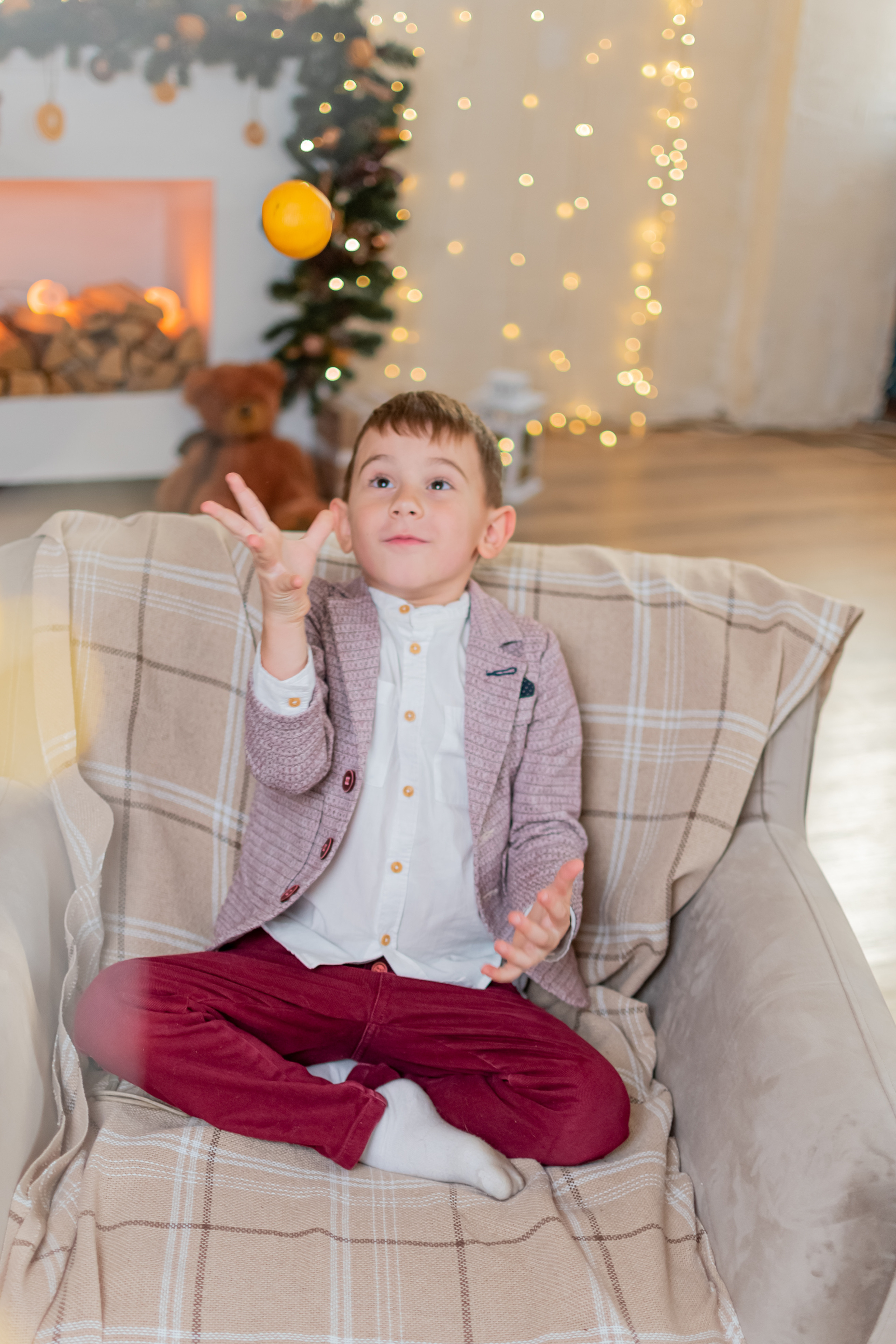 Новогодние фотосессии в студиях. Свадебный и семейный фотограф Екатерина Пушан. Москва, Балашиха, Железнодорожный, Солнечногорск