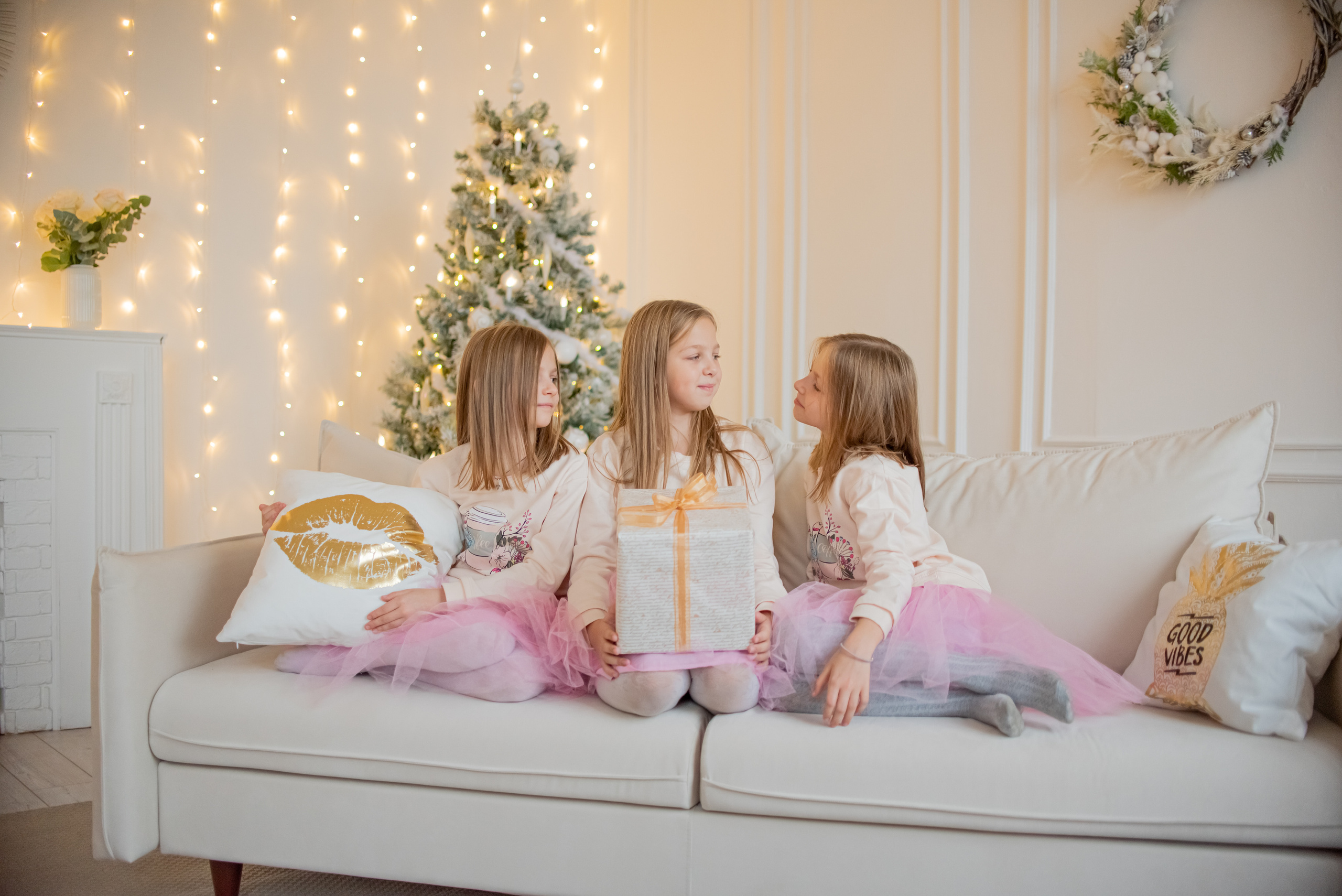 Новогодние фотосессии в студиях. Свадебный и семейный фотограф Екатерина Пушан. Москва, Балашиха, Железнодорожный, Солнечногорск