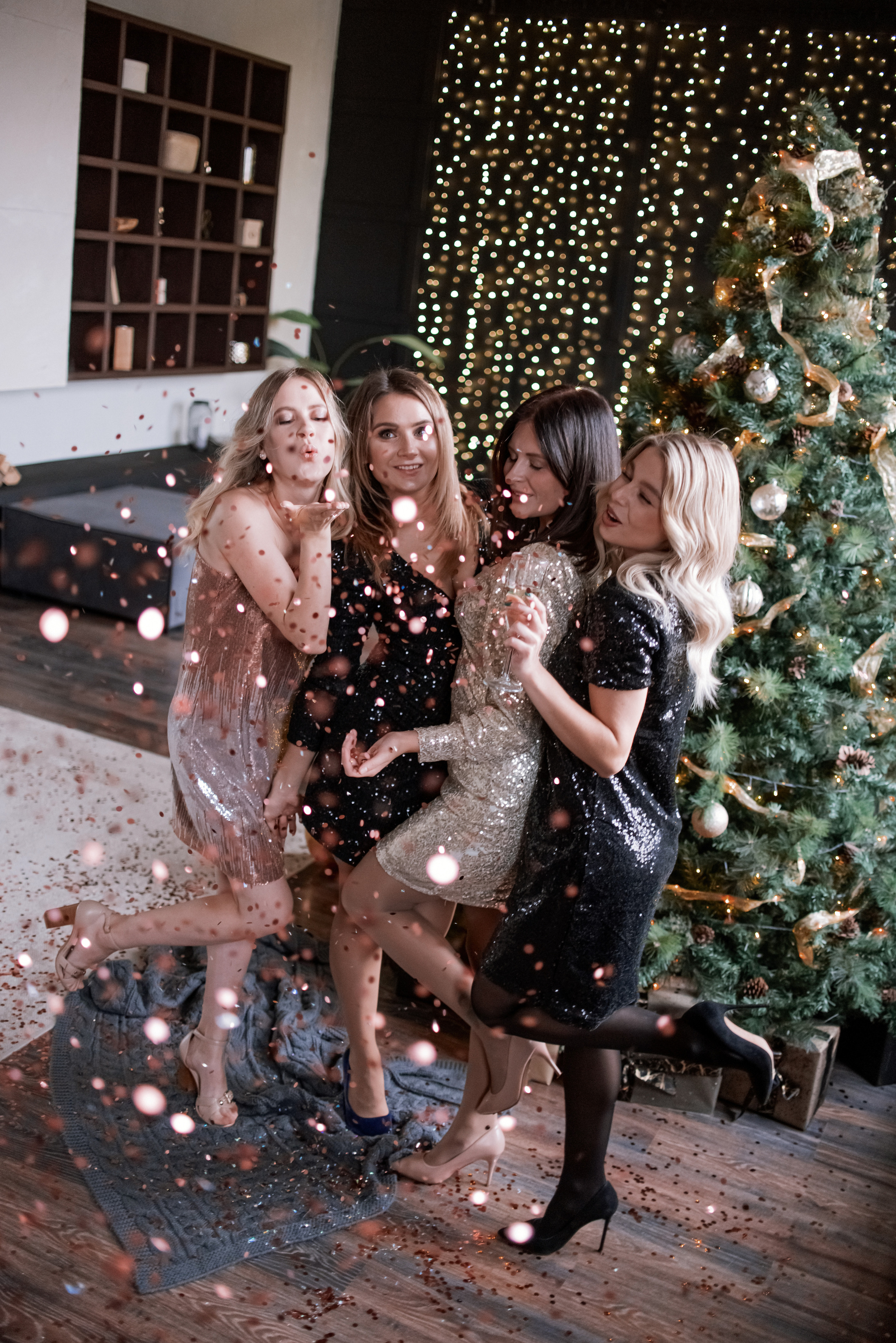 Новогодние фотосессии в студиях. Свадебный и семейный фотограф Екатерина Пушан. Москва, Балашиха, Железнодорожный, Солнечногорск