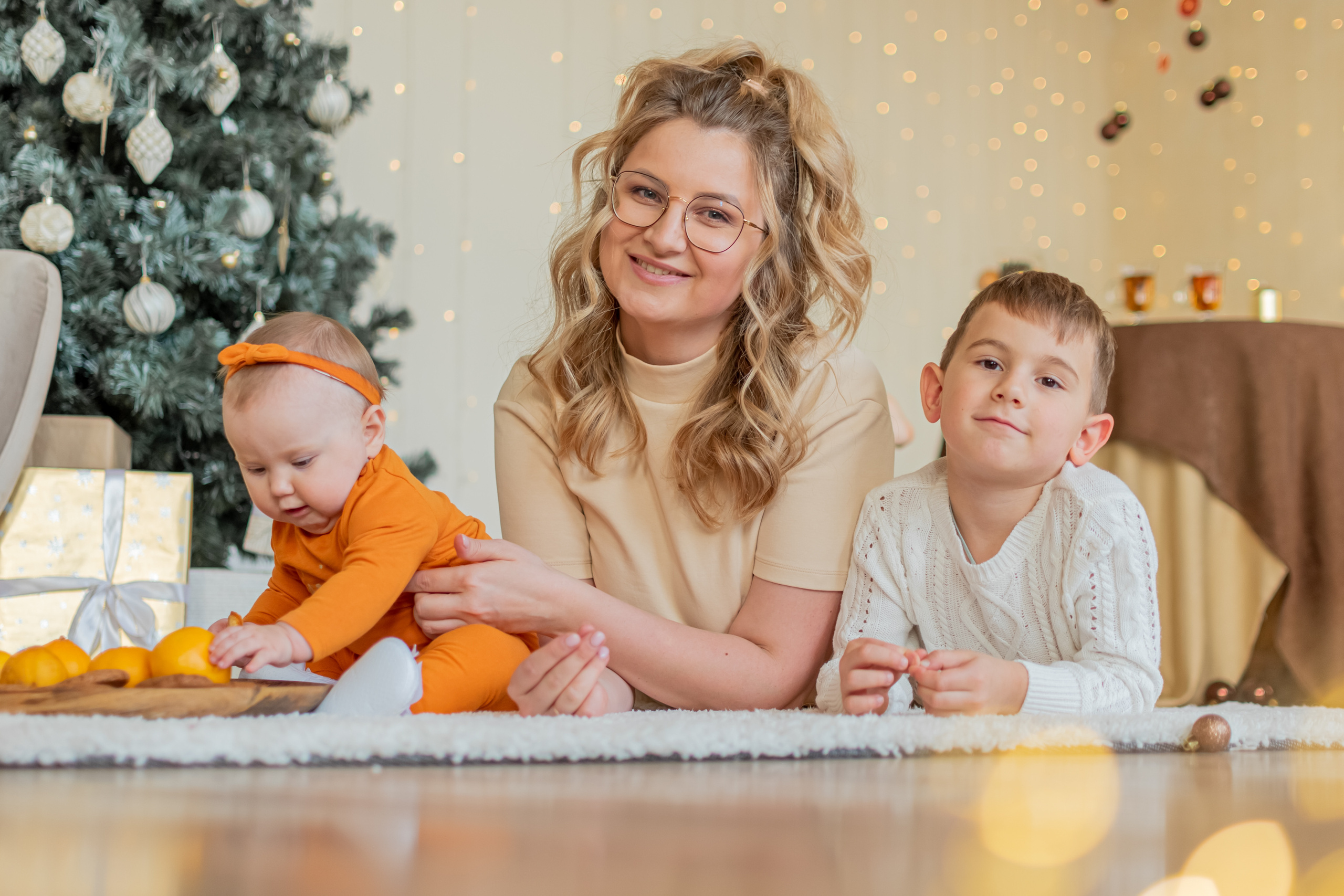 Новогодние фотосессии в студиях. Свадебный и семейный фотограф Екатерина Пушан. Москва, Балашиха, Железнодорожный, Солнечногорск