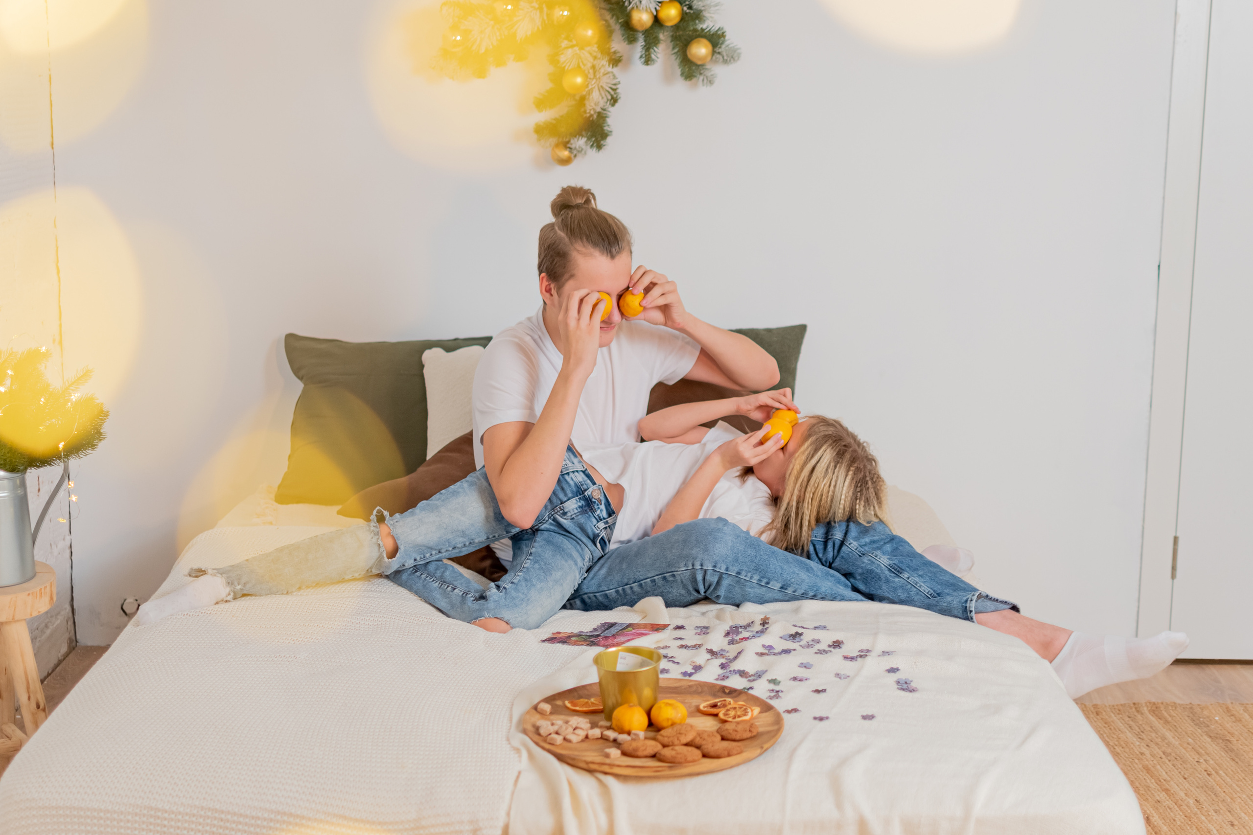 Новогодние фотосессии в студиях. Свадебный и семейный фотограф Екатерина Пушан. Москва, Балашиха, Железнодорожный, Солнечногорск