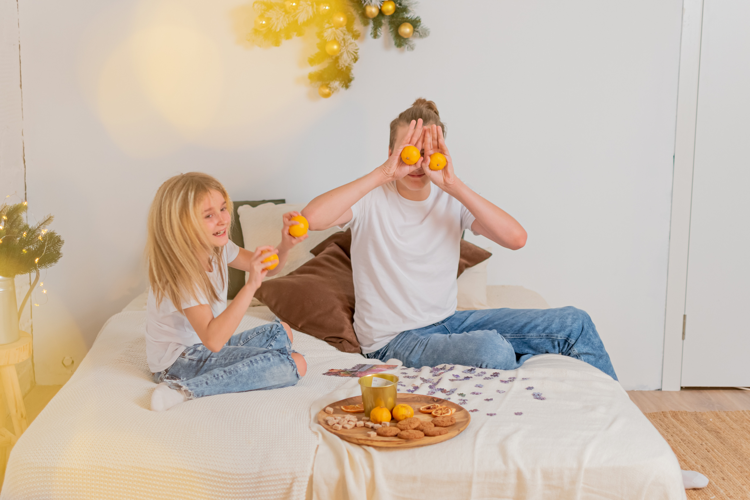 Новогодние фотосессии в студиях. Свадебный и семейный фотограф Екатерина Пушан. Москва, Балашиха, Железнодорожный, Солнечногорск