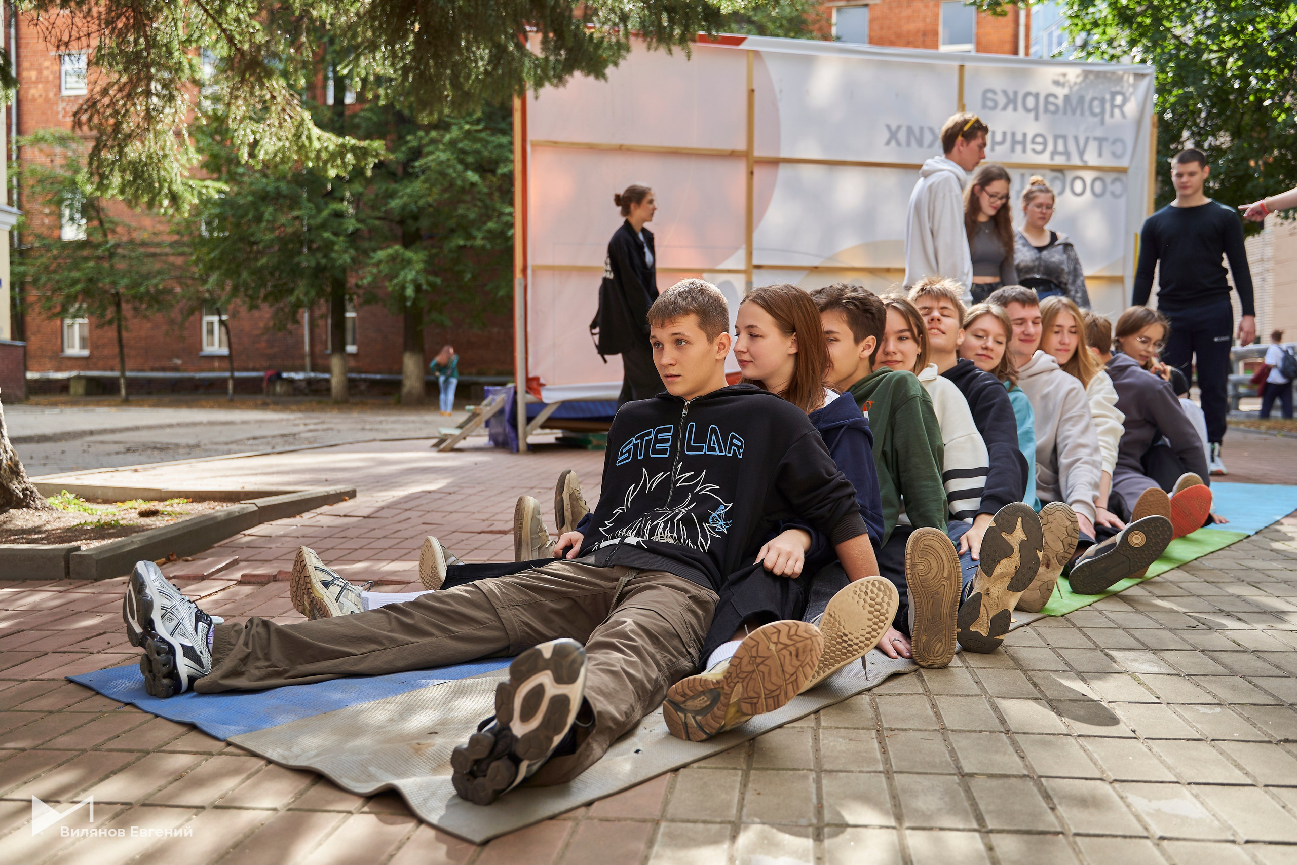Мероприятие «Веревка» для первокурсников ННГАСУ. Репортажный фотограф Вилянов Евгений. Нижний Новгород