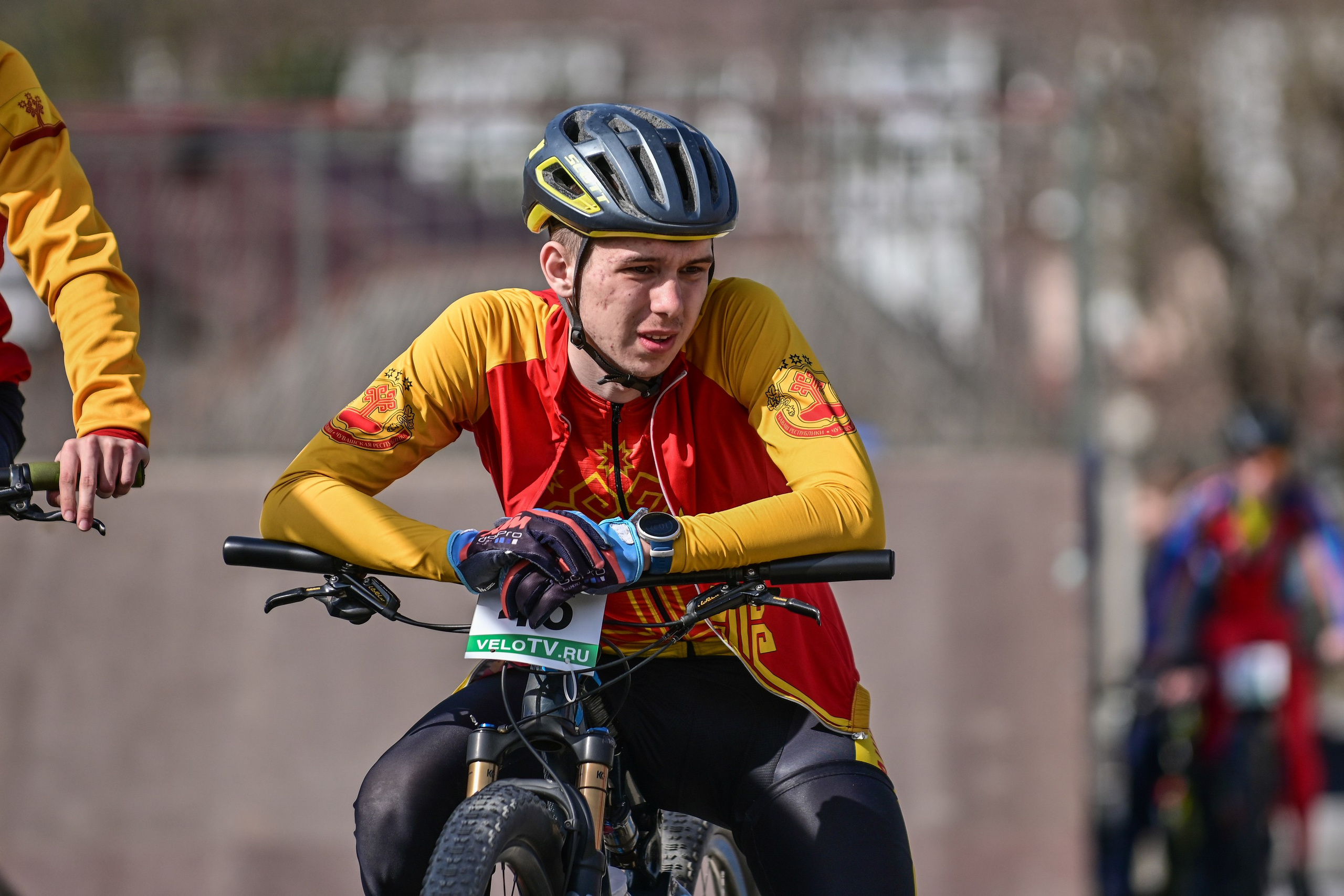 Маунтинбайк, кросс-кантри в Архипо-Осиповке 16 марта 2025. Спортивный фотограф, фотожурналист Павел Ларькин