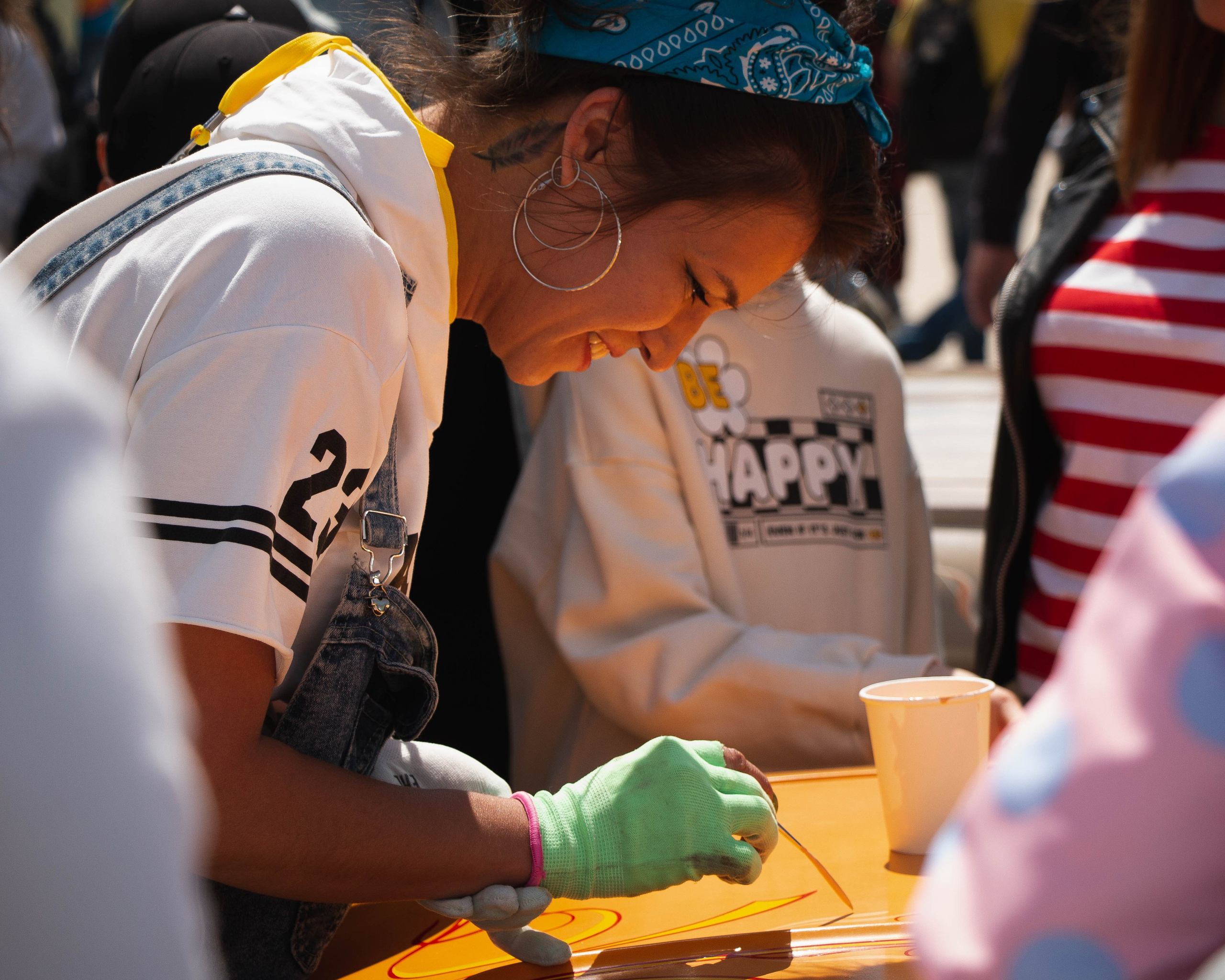 День города Ижевск 2023. Репортажная фотография. Пинстрайп. Мастер-класс по пинстрайпу.