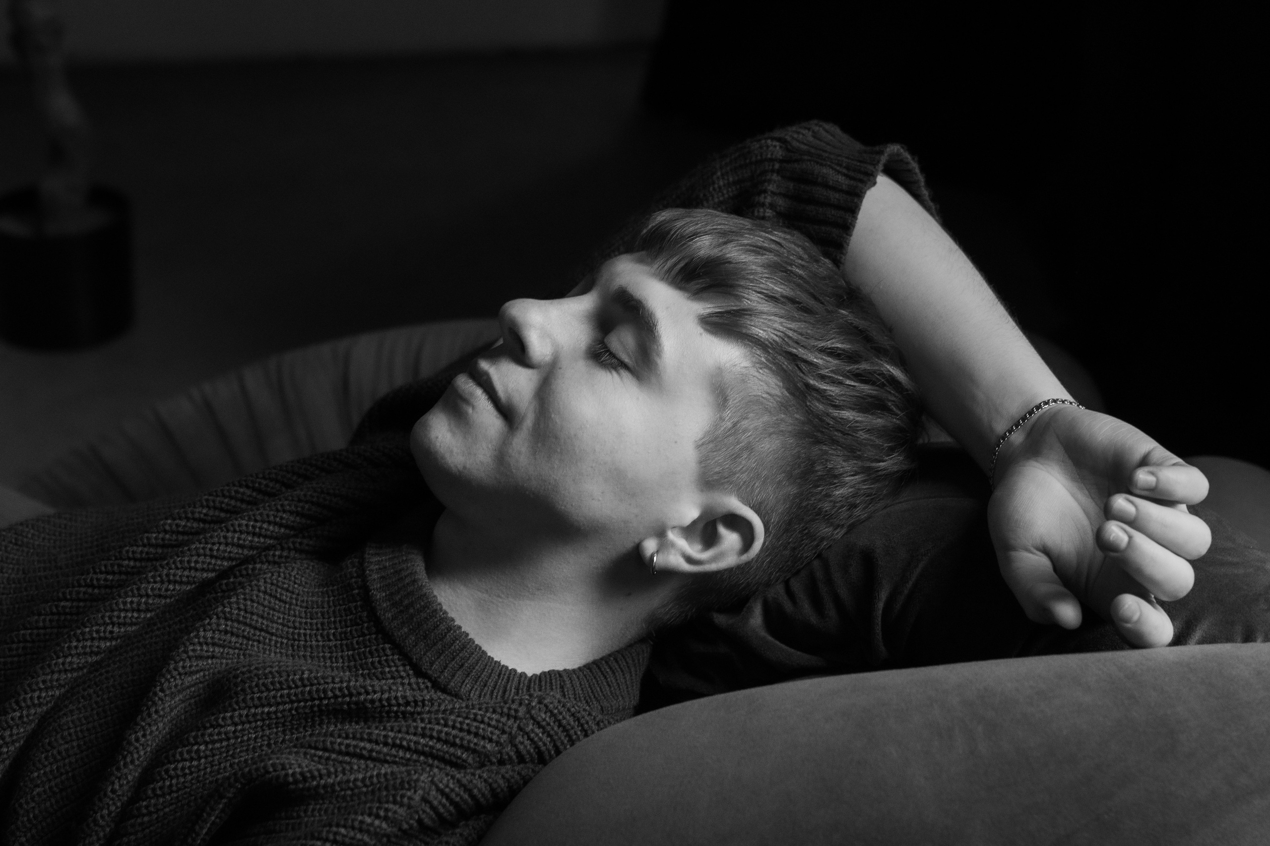 Мужской черно-белый портрет. Фотограф и видеограф в Москве Анна Матюхина