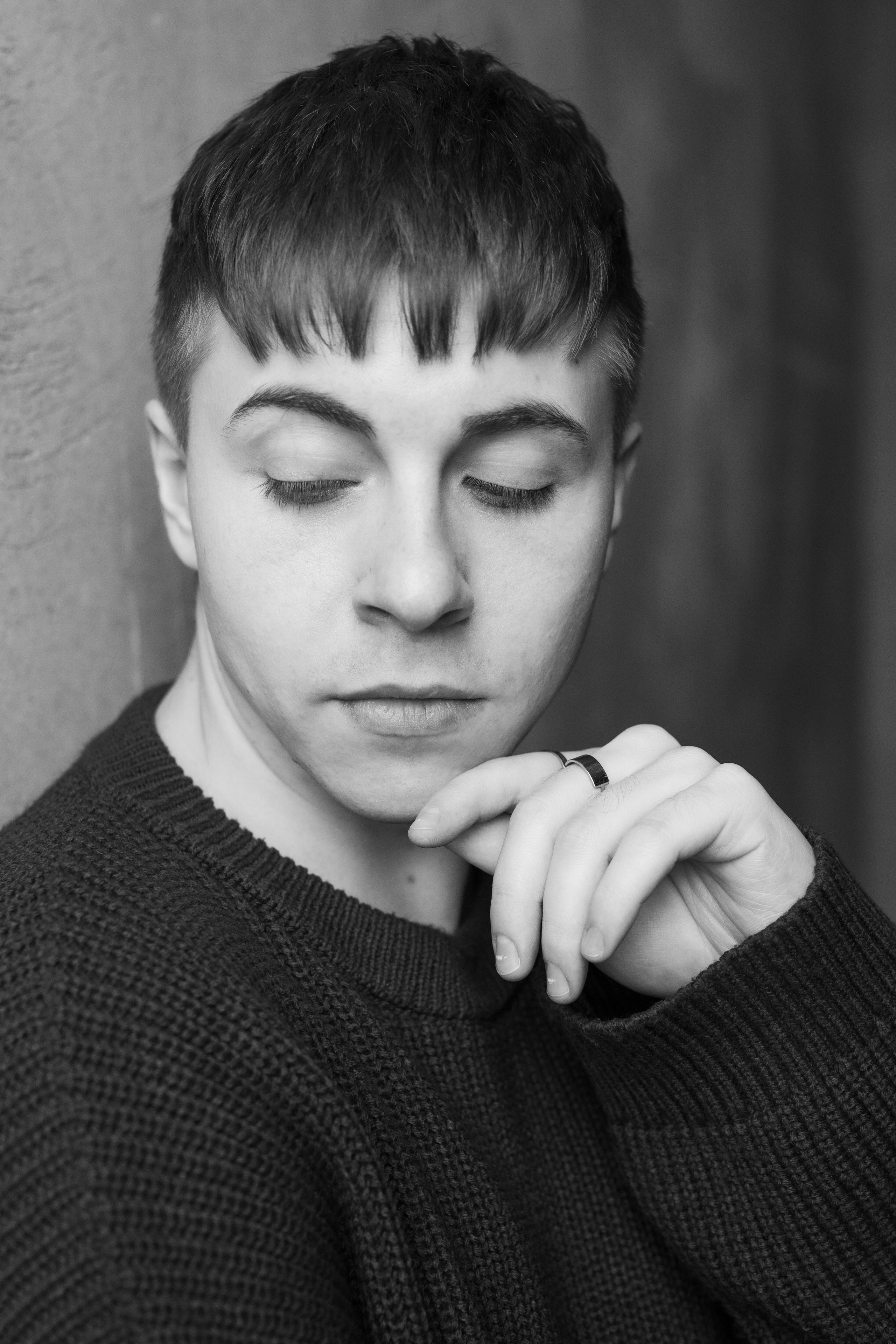 Мужской черно-белый портрет. Фотограф и видеограф в Москве Анна Матюхина
