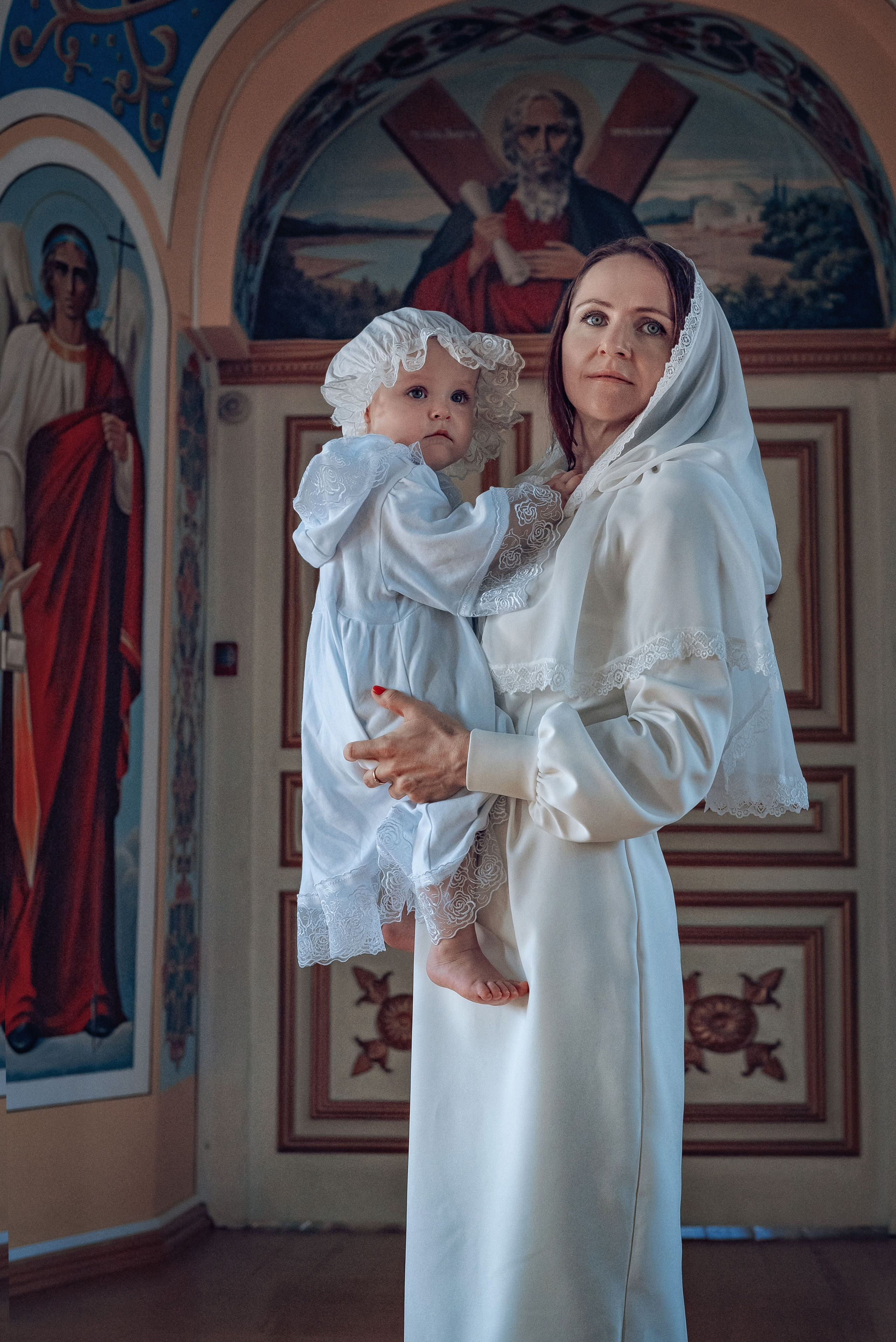 Съемка таинства крещения в Красноярске. Фотографы крещения/венчания  Красноярск Татьяна и Вячеслав Переваловы