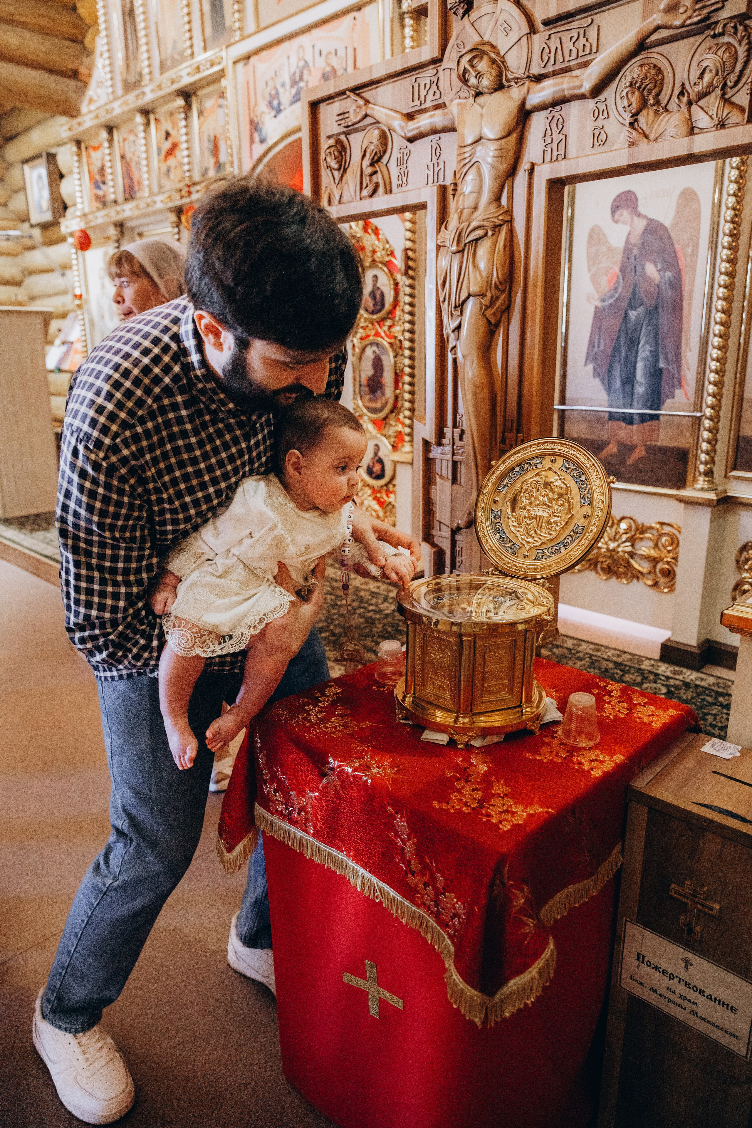 Крещение Даши и Маши. Семейный фотограф документалист в Пензе Лопатинская Татья