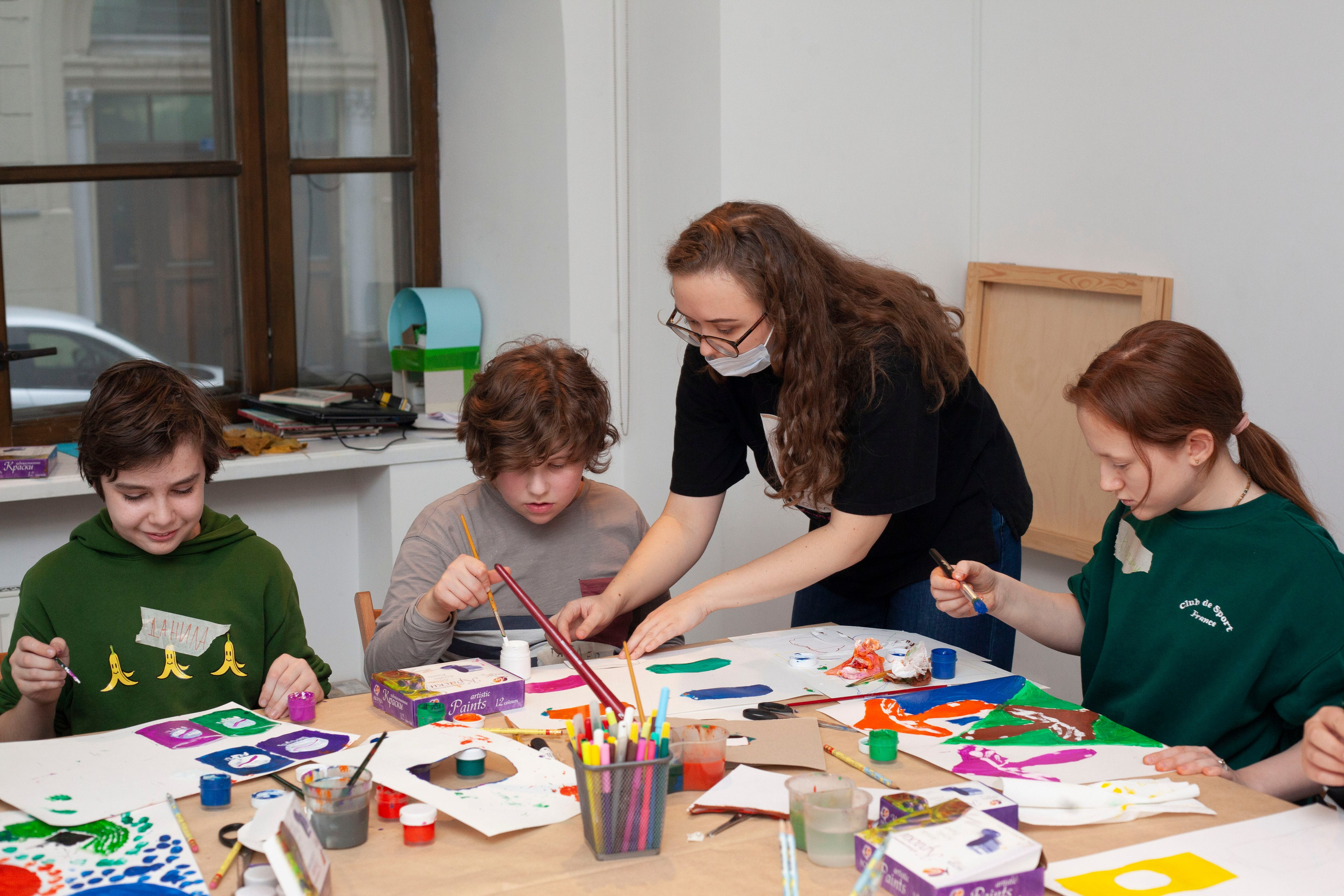 Детский мастер-класс в ММОМА. Stanislav Baryshev — People. Emotions. Atmosphere