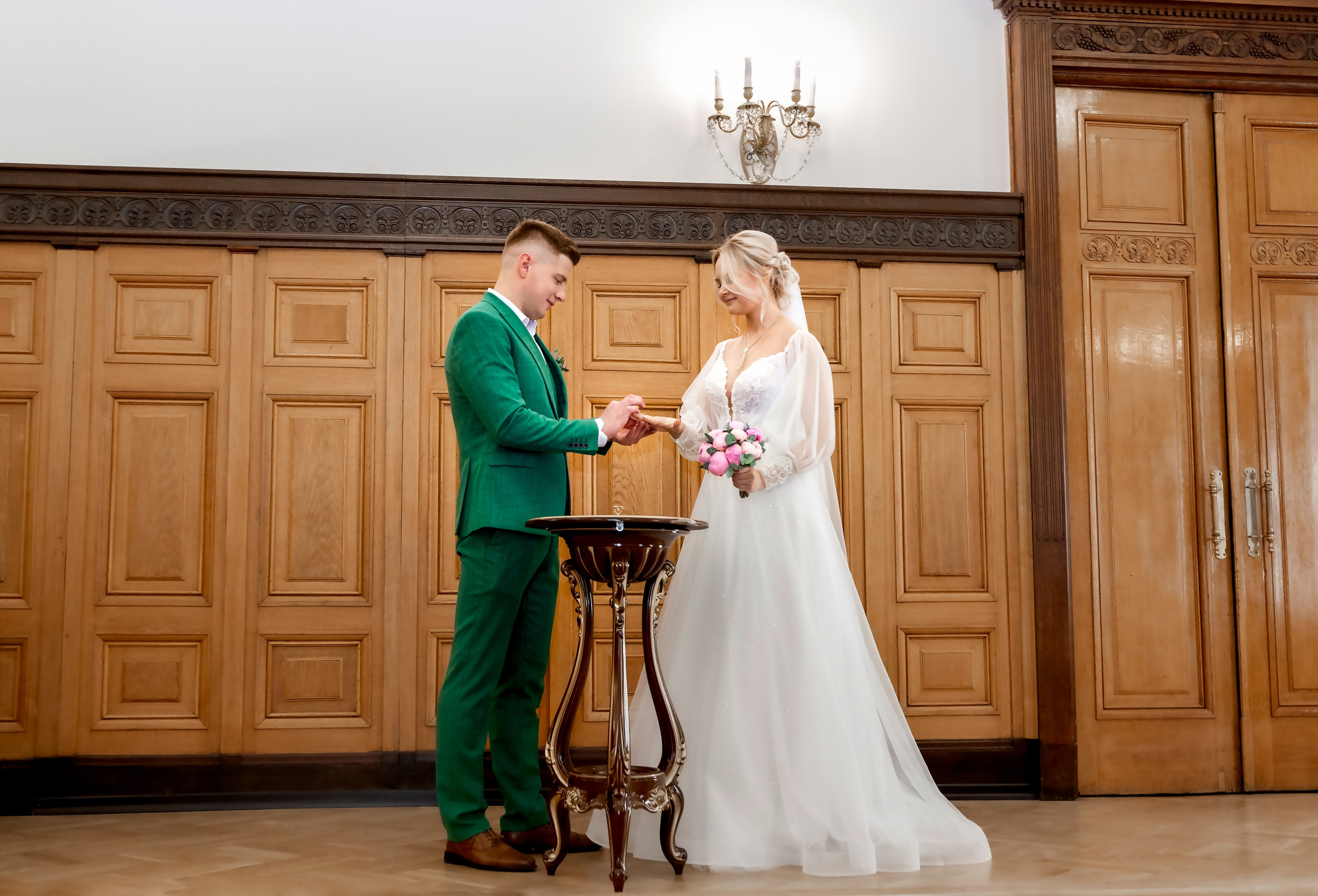 Кирилл и Наталья ~ Грибоедовский ЗАГС № 1. Семейный и свадебный фотограф в Москве Татьяна Седлецкая