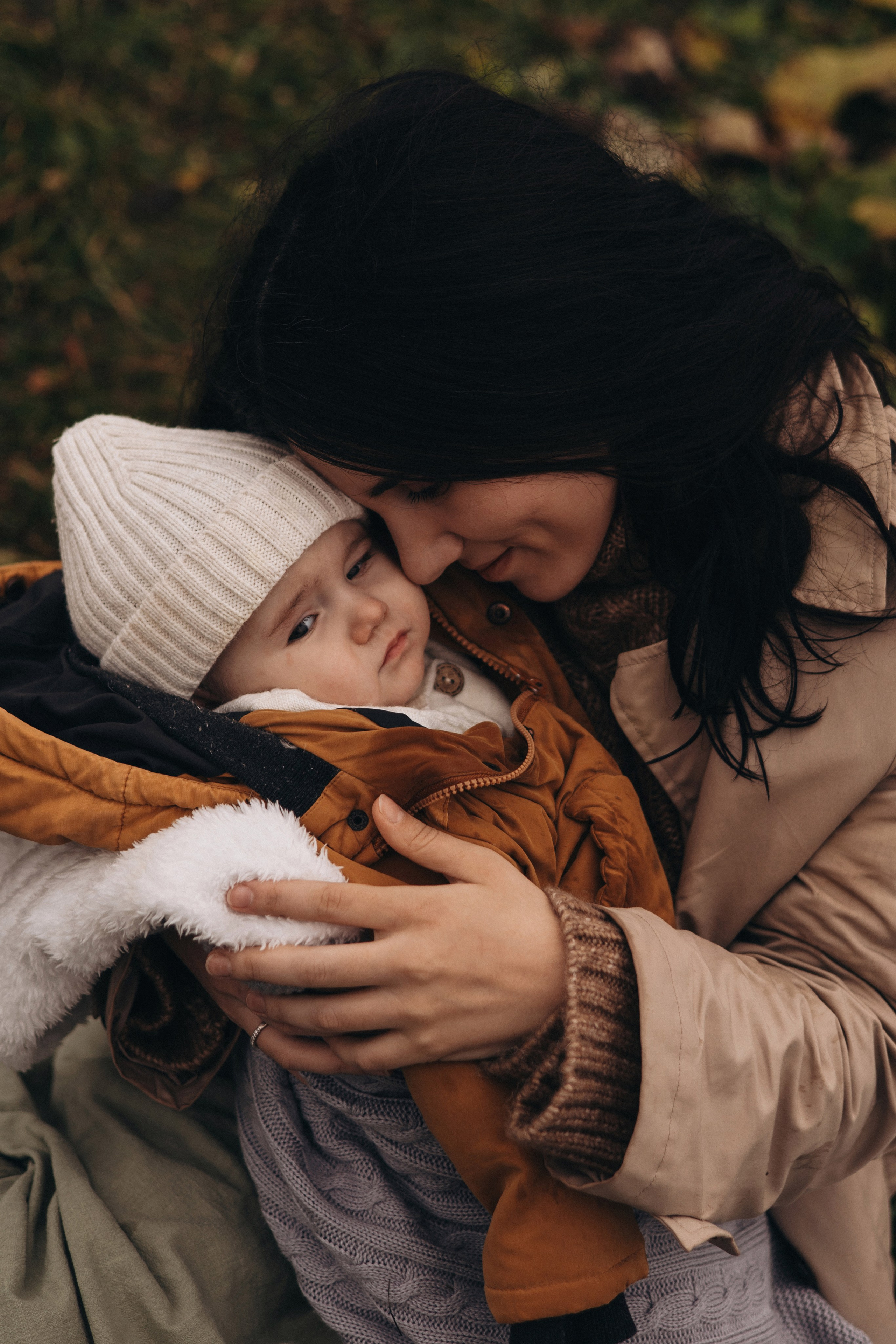 Осенняя фотосессия на Ореховых холмах. Семейный фотограф в Москве Марина Петра