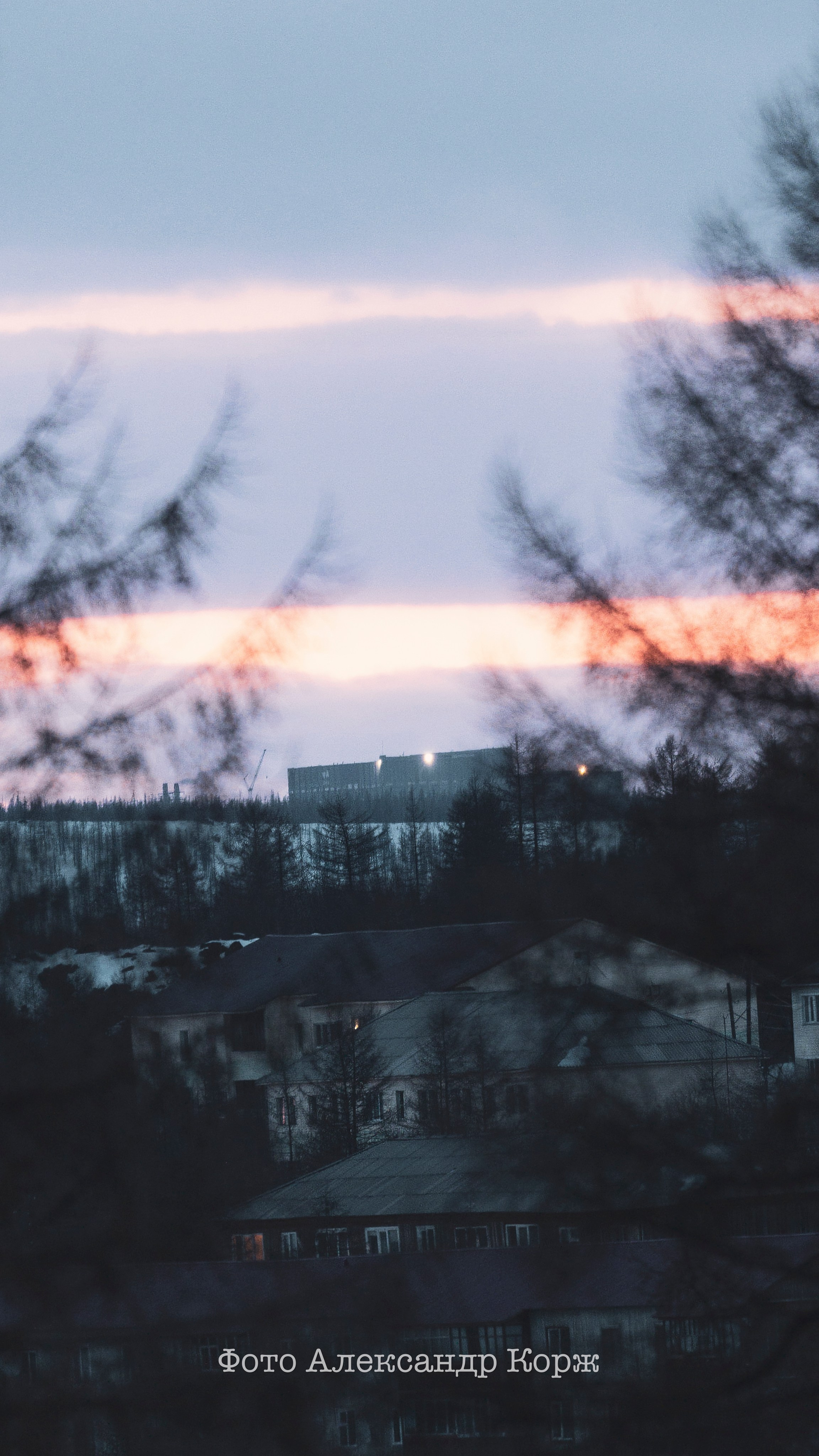 Вечерний Айхал, Фотографии Айхала. Фотографии и видеосъемка, Айхал, Удачный, Якутия. фотограф в Айхале