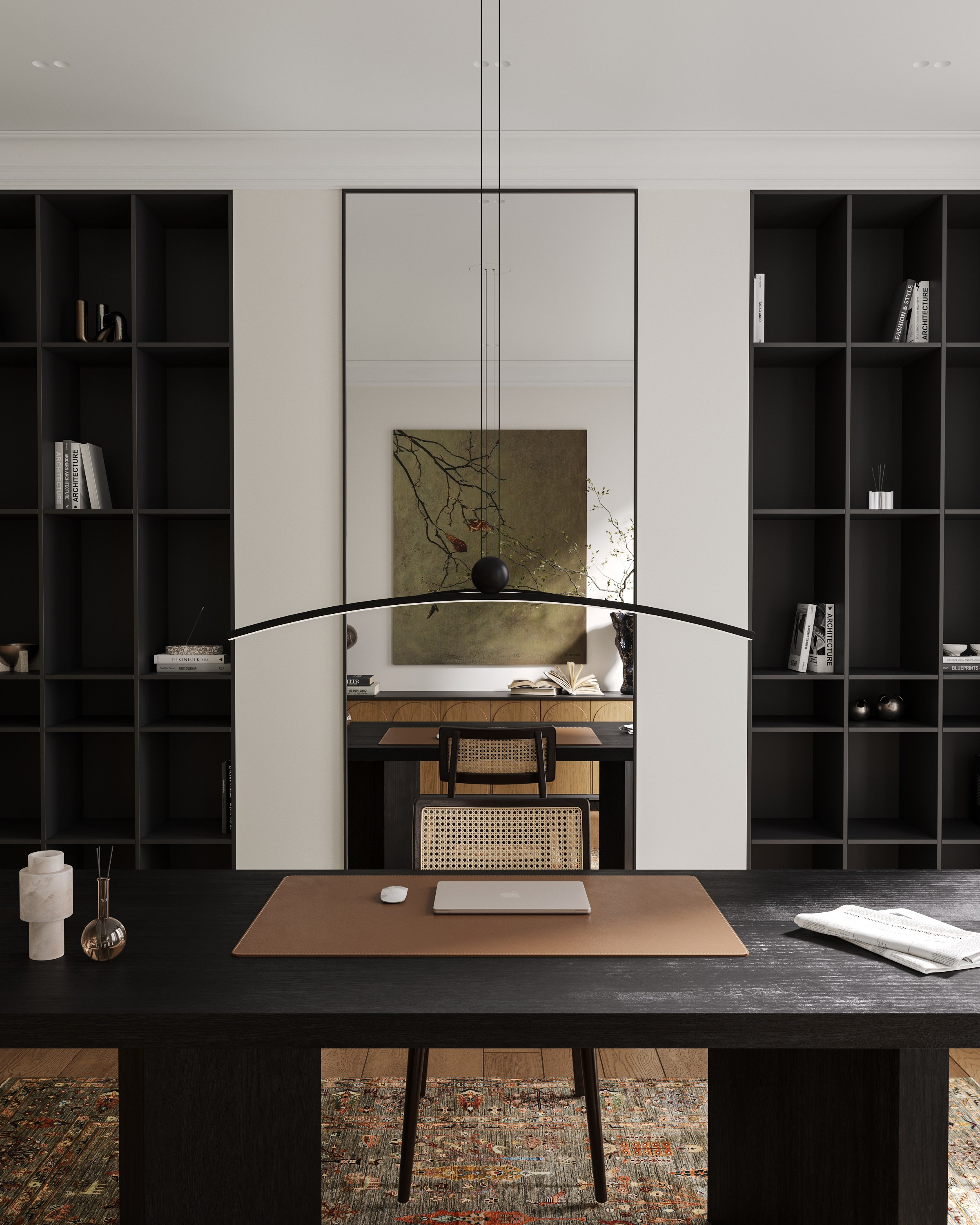 Концепт кабинета. 3D визуализатор