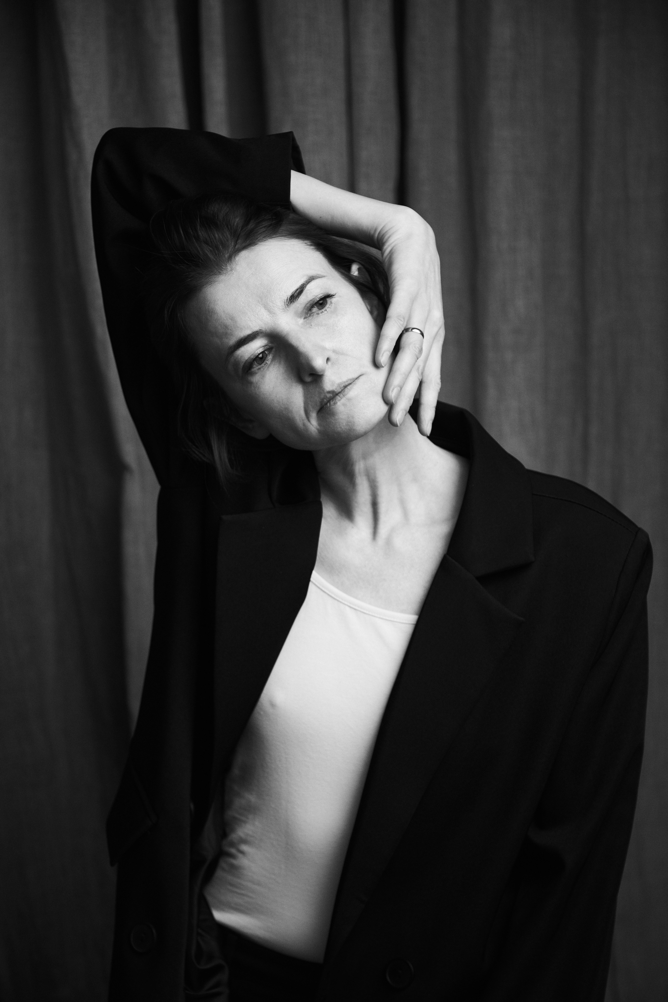 Женский портрет — фотосессия в студии. Анна Потявина. Фотограф Москва