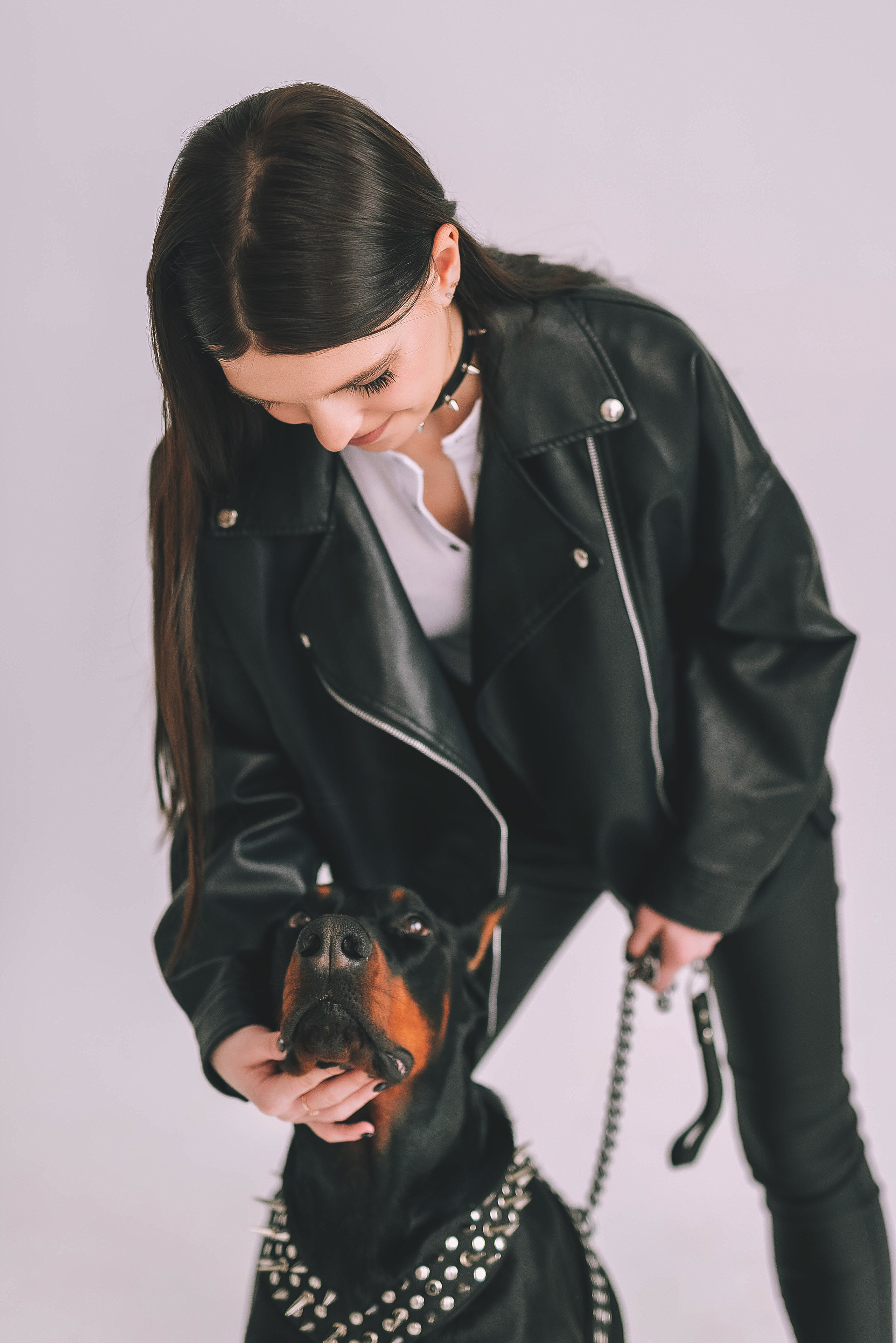 Фотосессия с доберманом. Семейный, детский фотограф в Воронеже Анна Никитина