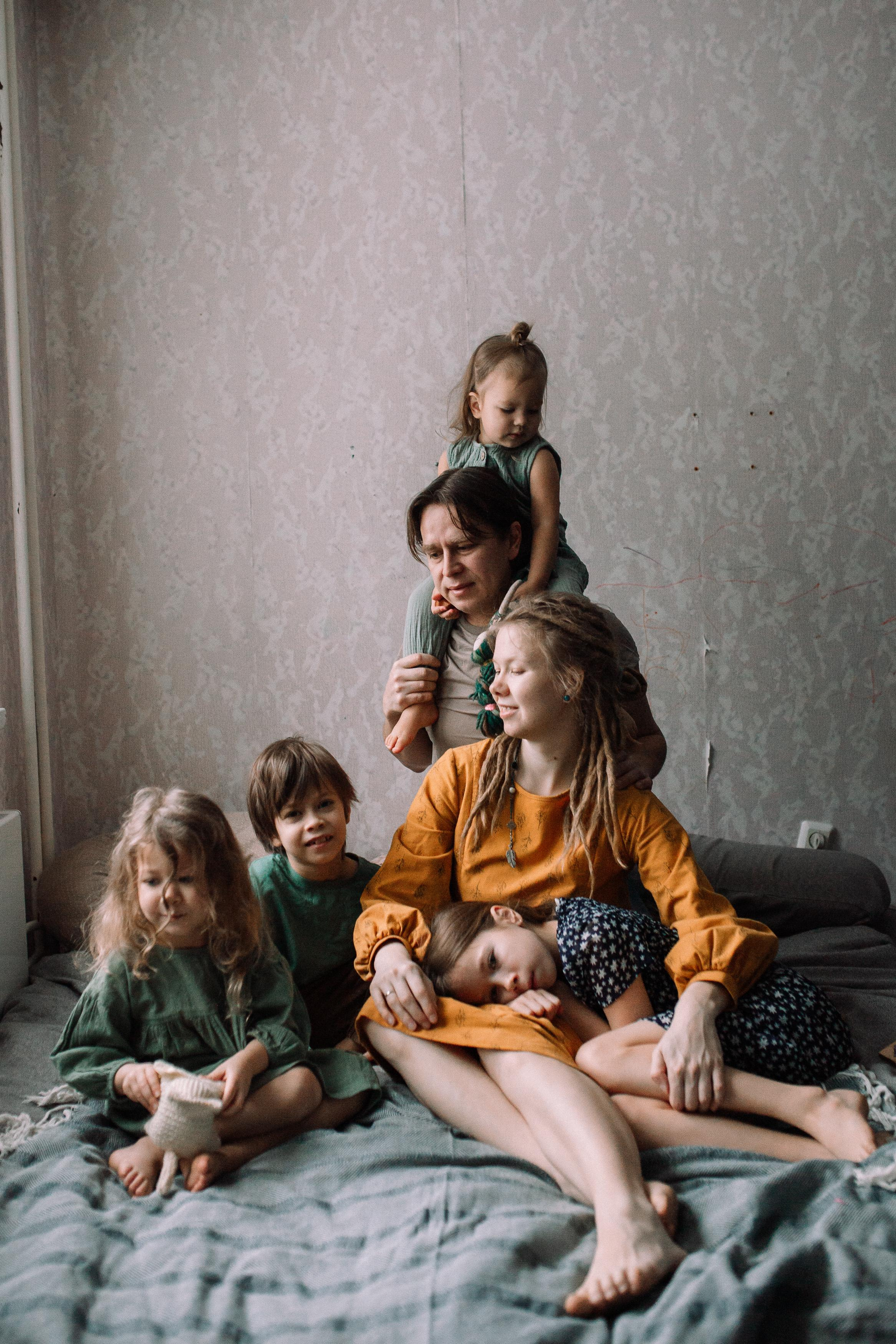 Руслан, Софья, Алиса, Марк, Агата и Аврора. Семейный фотограф Трусова Евгения в Екатеринбурге