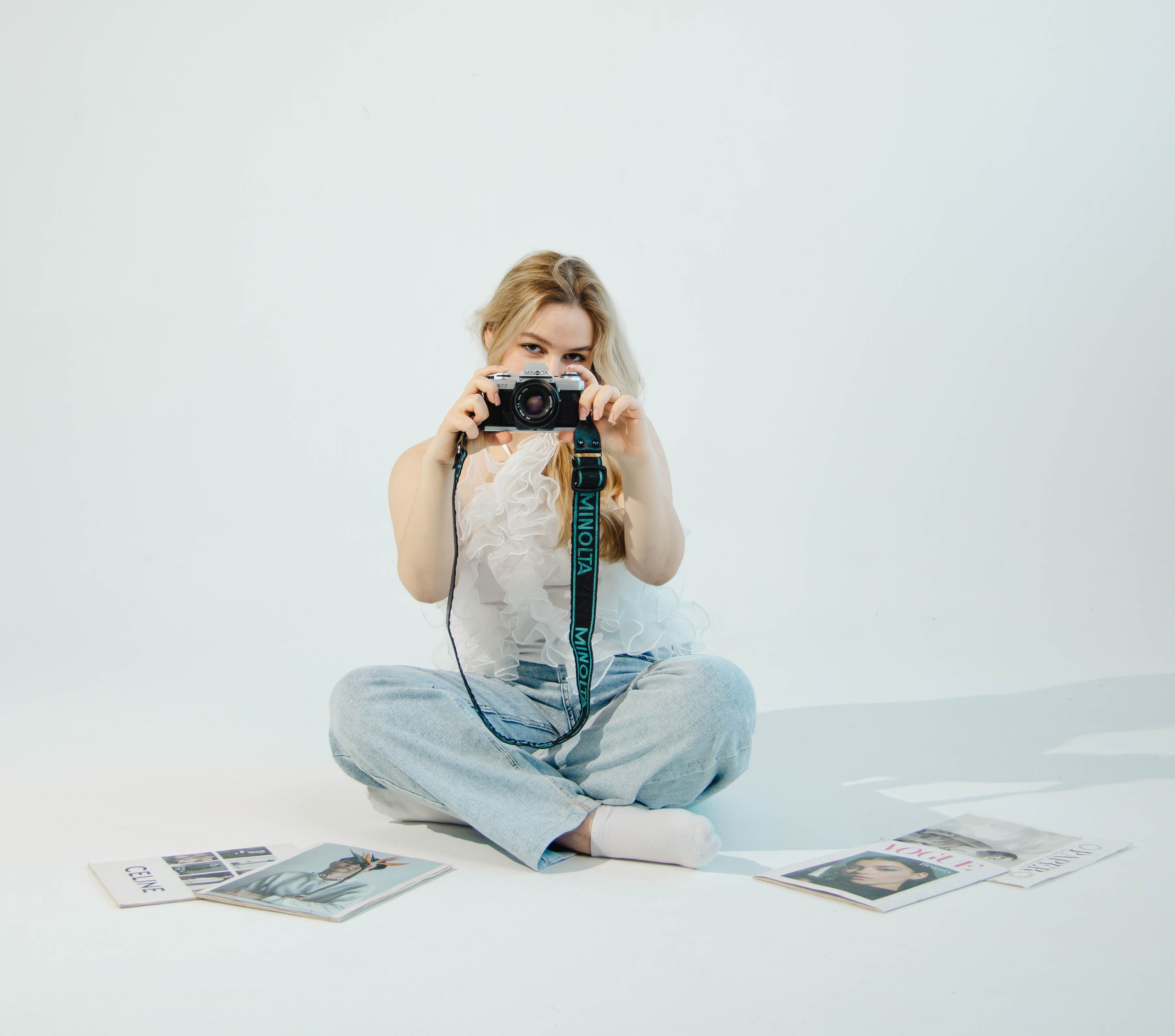 Женские Фотосессии на циклораме. Фотограф в Москве Ксюшенька