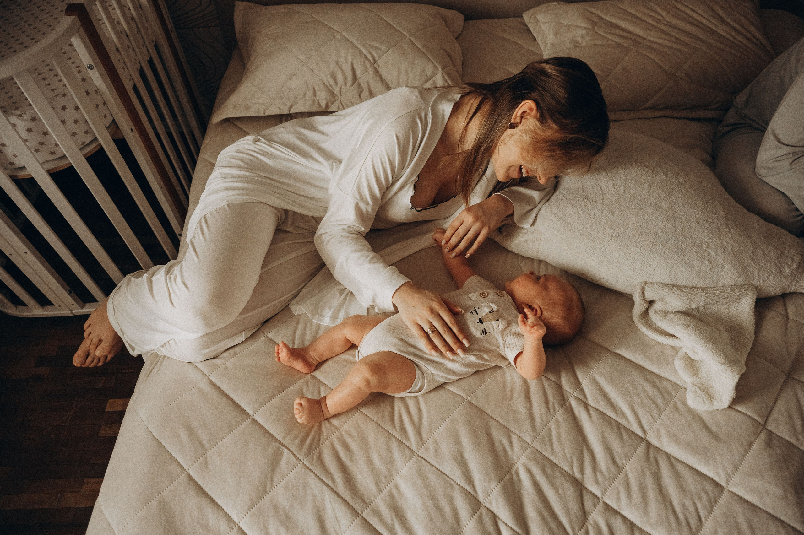 Иван, Ксения и Лев. Фотограф беременности и семьи, домашние съемки, Ньюборн