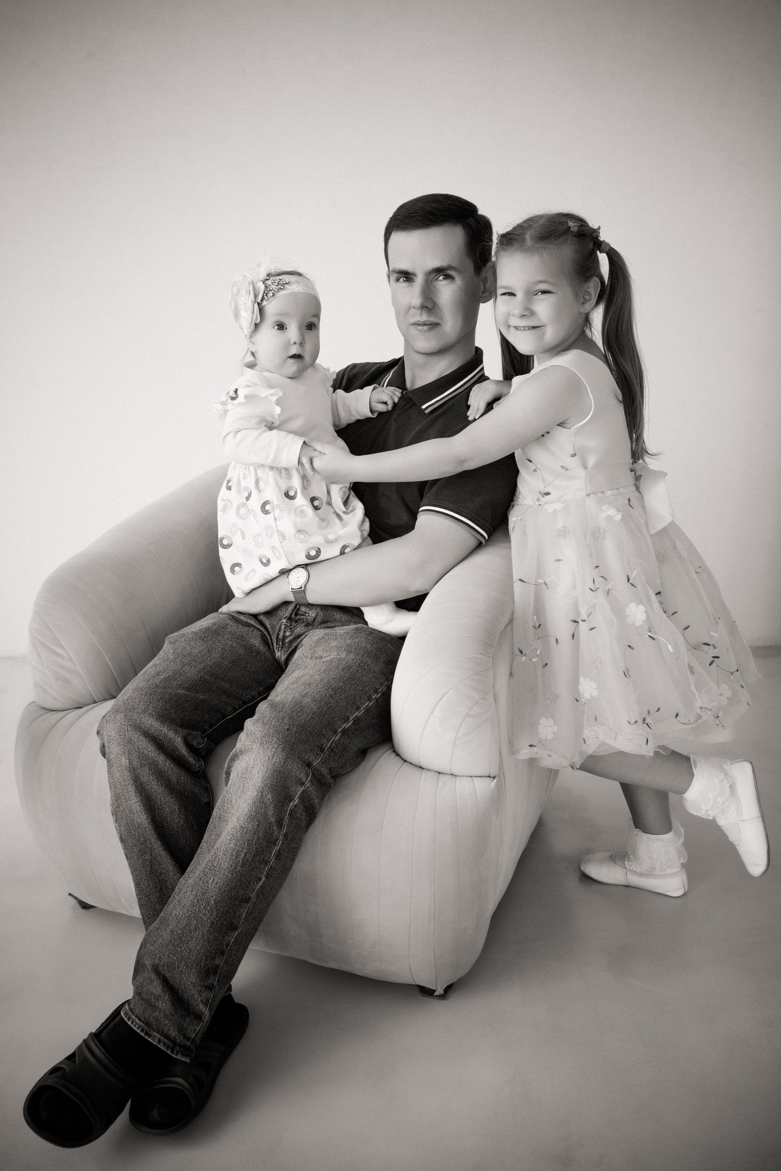 Семейная фотосессия в студии One take studio VANILLA. Свадебный и семейный фотограф в Москве и Подмосковье Лариса Козлова