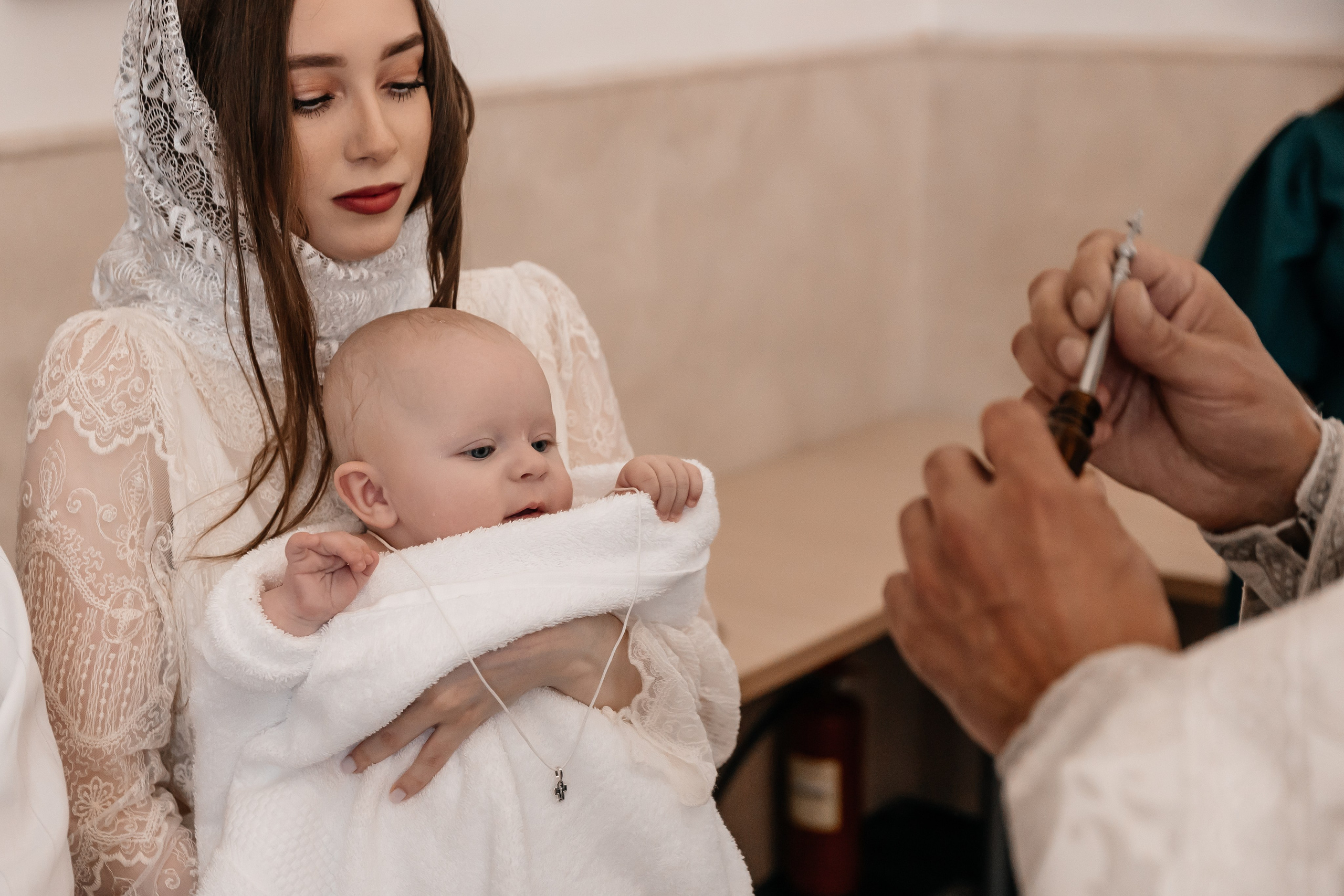Крещение Адель. Семейный фотограф Минск Усова Ольга