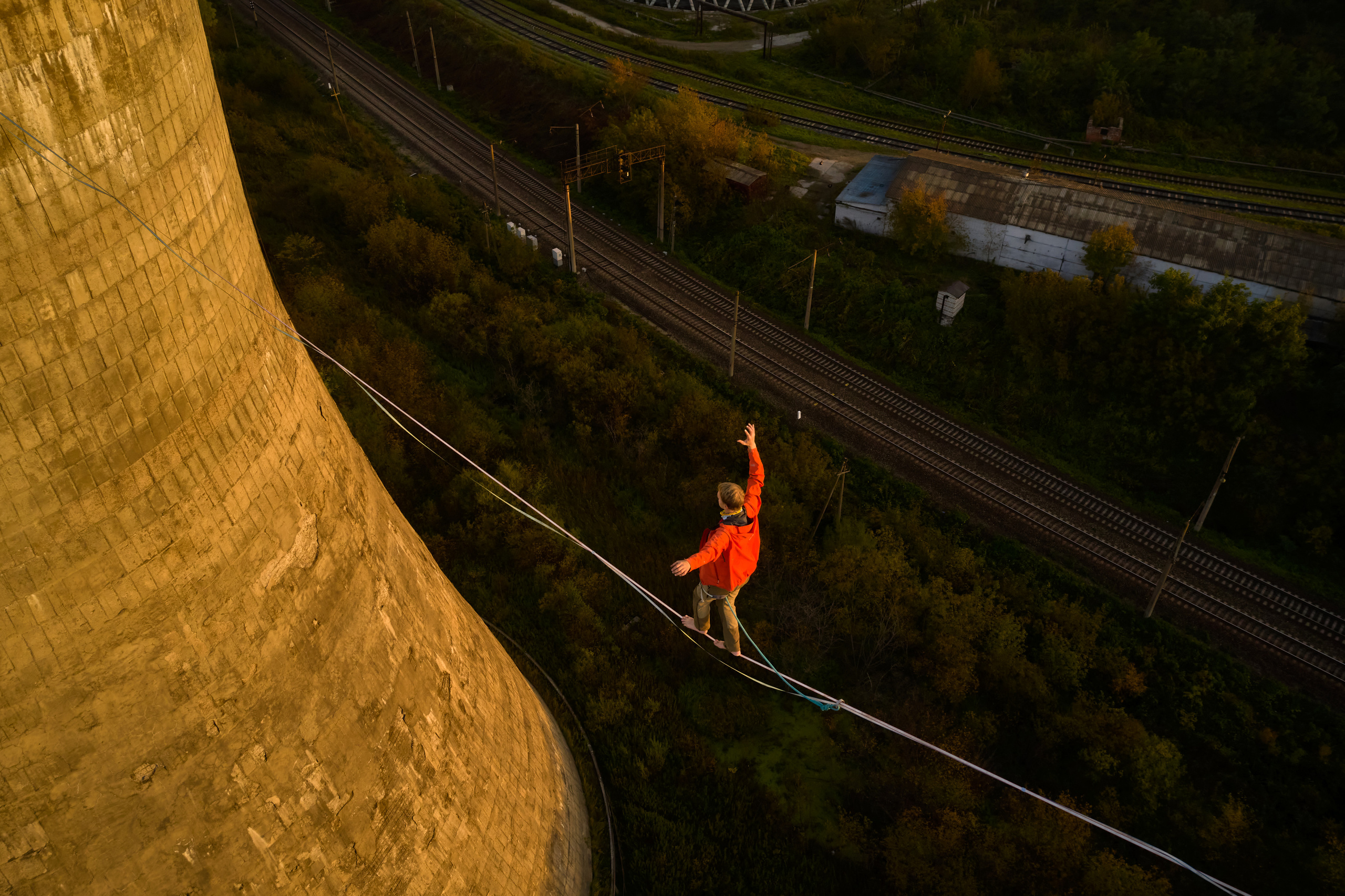 Хайлайн на ТЭЦ в городе Артём