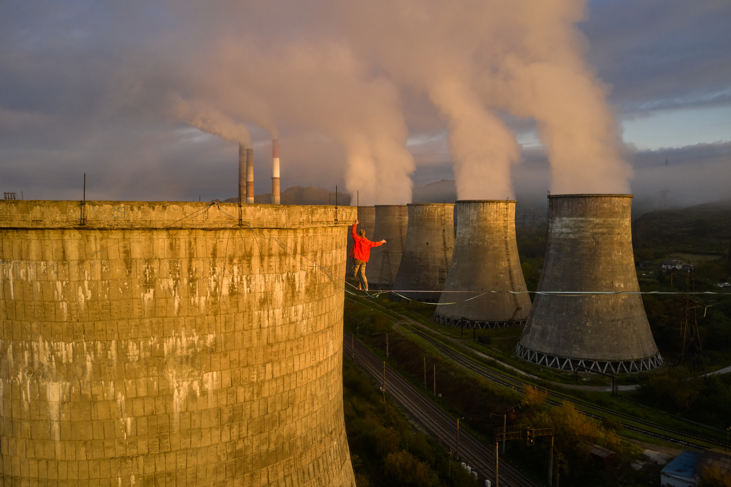 Хайлайн на ТЭЦ в городе Артём