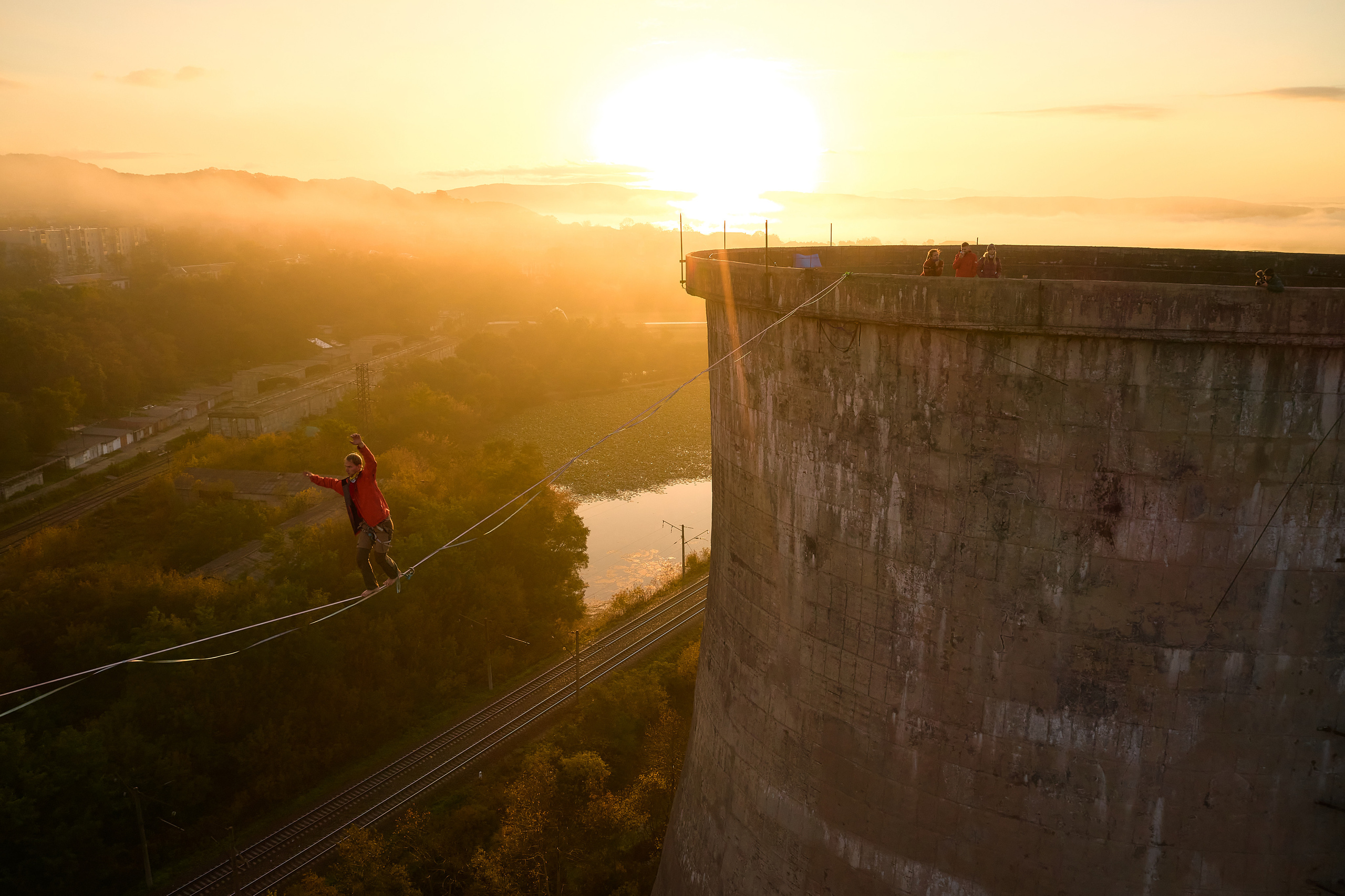 Хайлайн на ТЭЦ в городе Артём