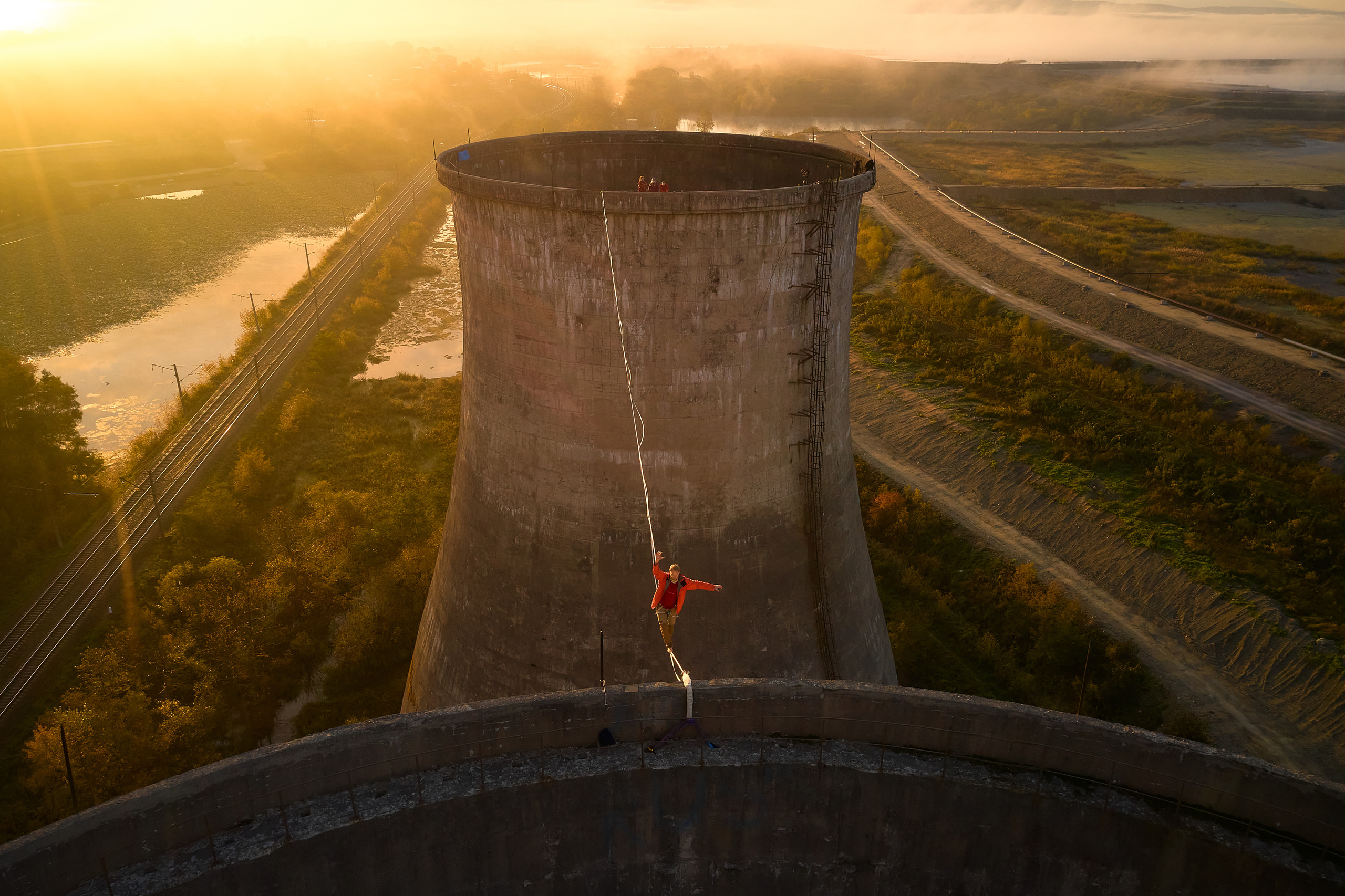 Хайлайн на ТЭЦ в городе Артём