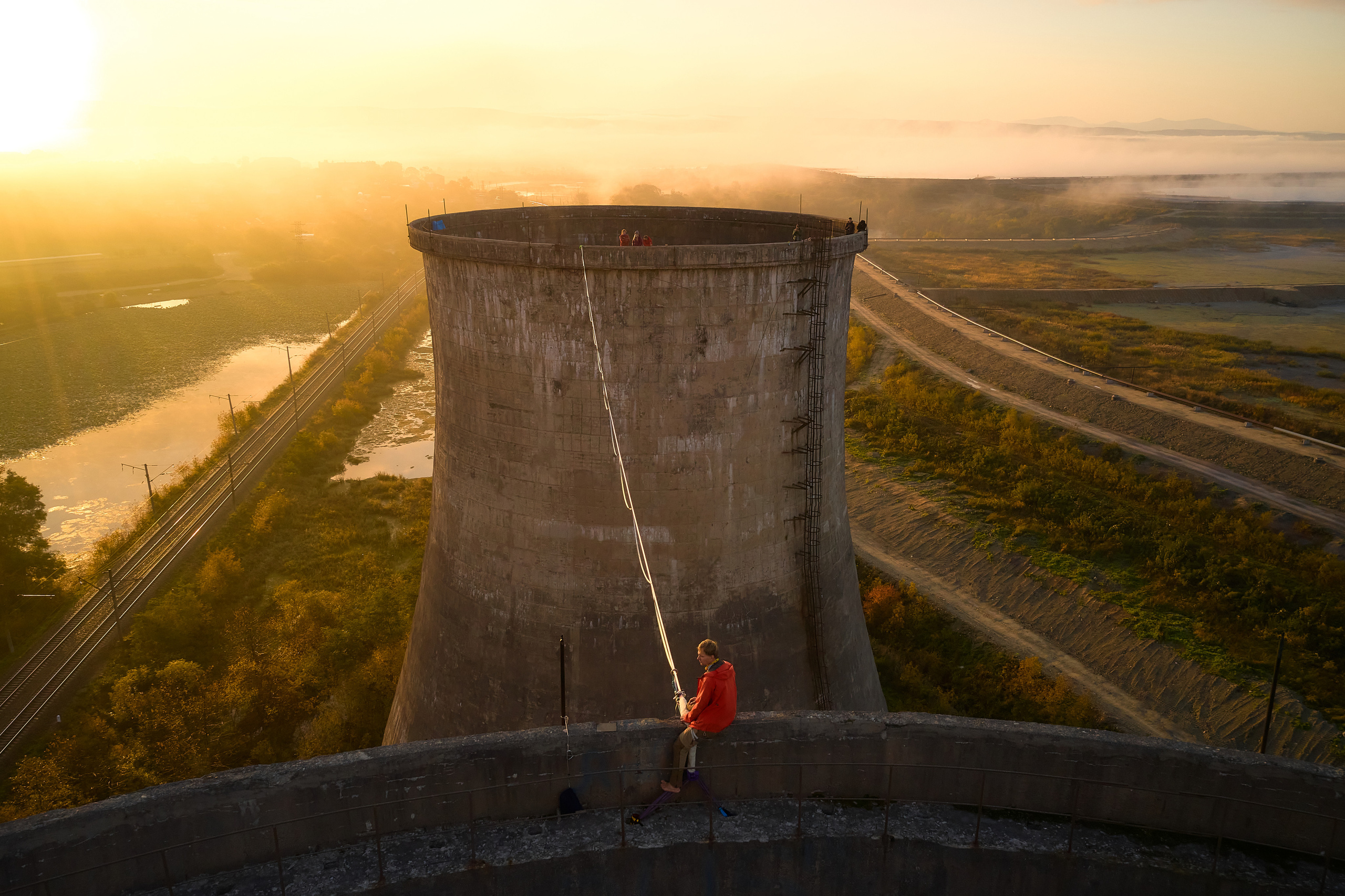 Хайлайн на ТЭЦ в городе Артём