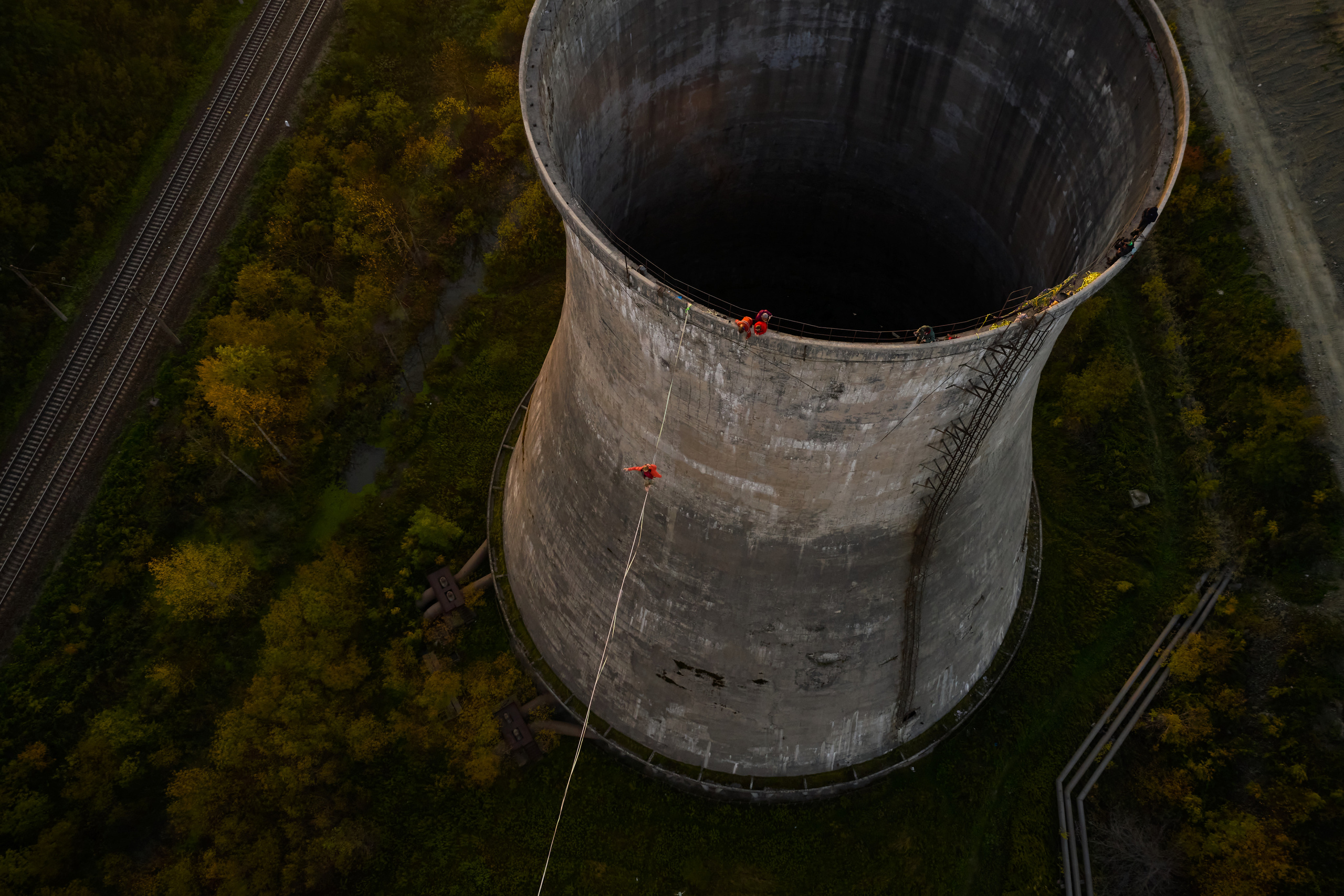 Хайлайн на ТЭЦ в городе Артём