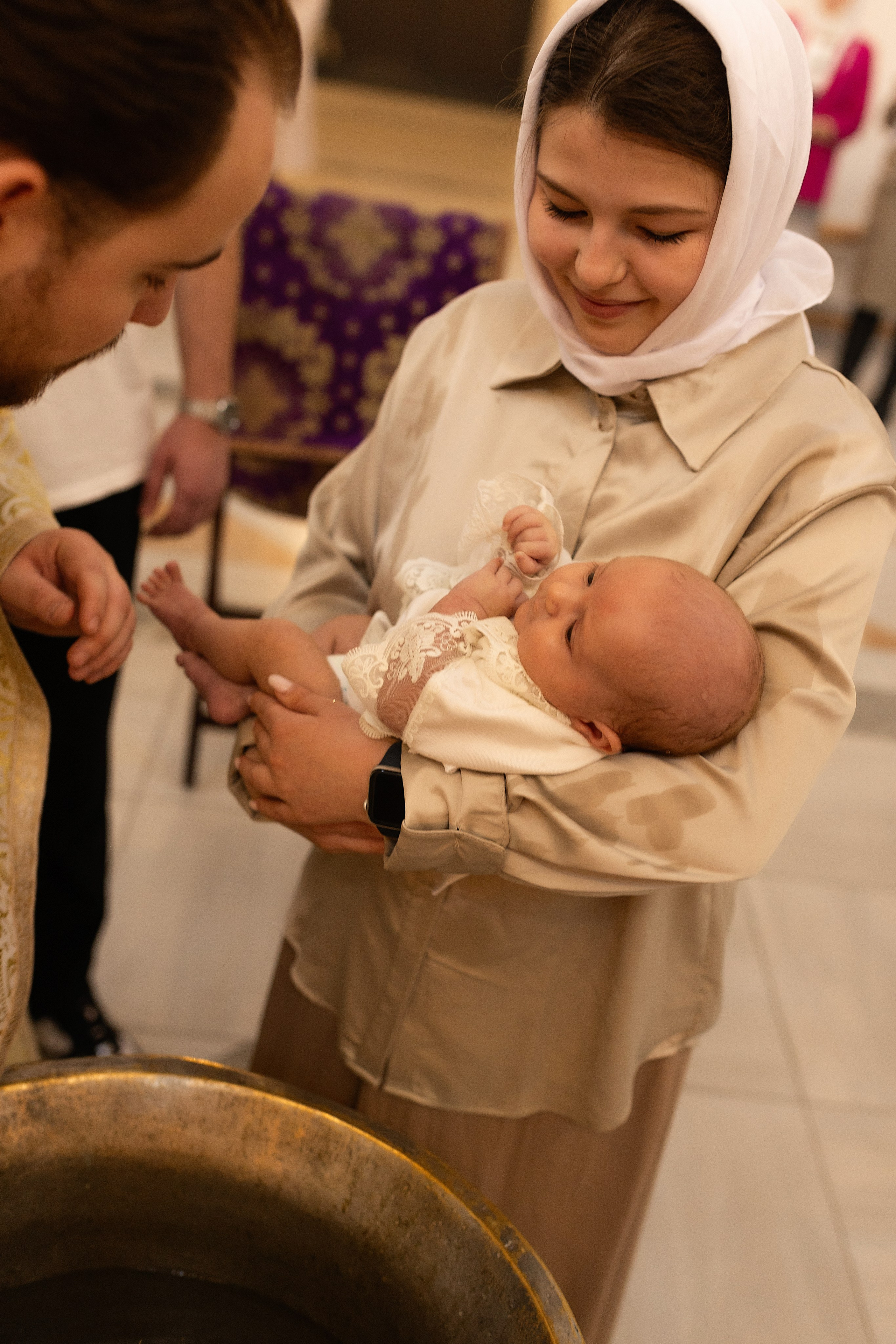 Таинство крещения Алисы. Фотограф в Железнодорожном и Балашихе
