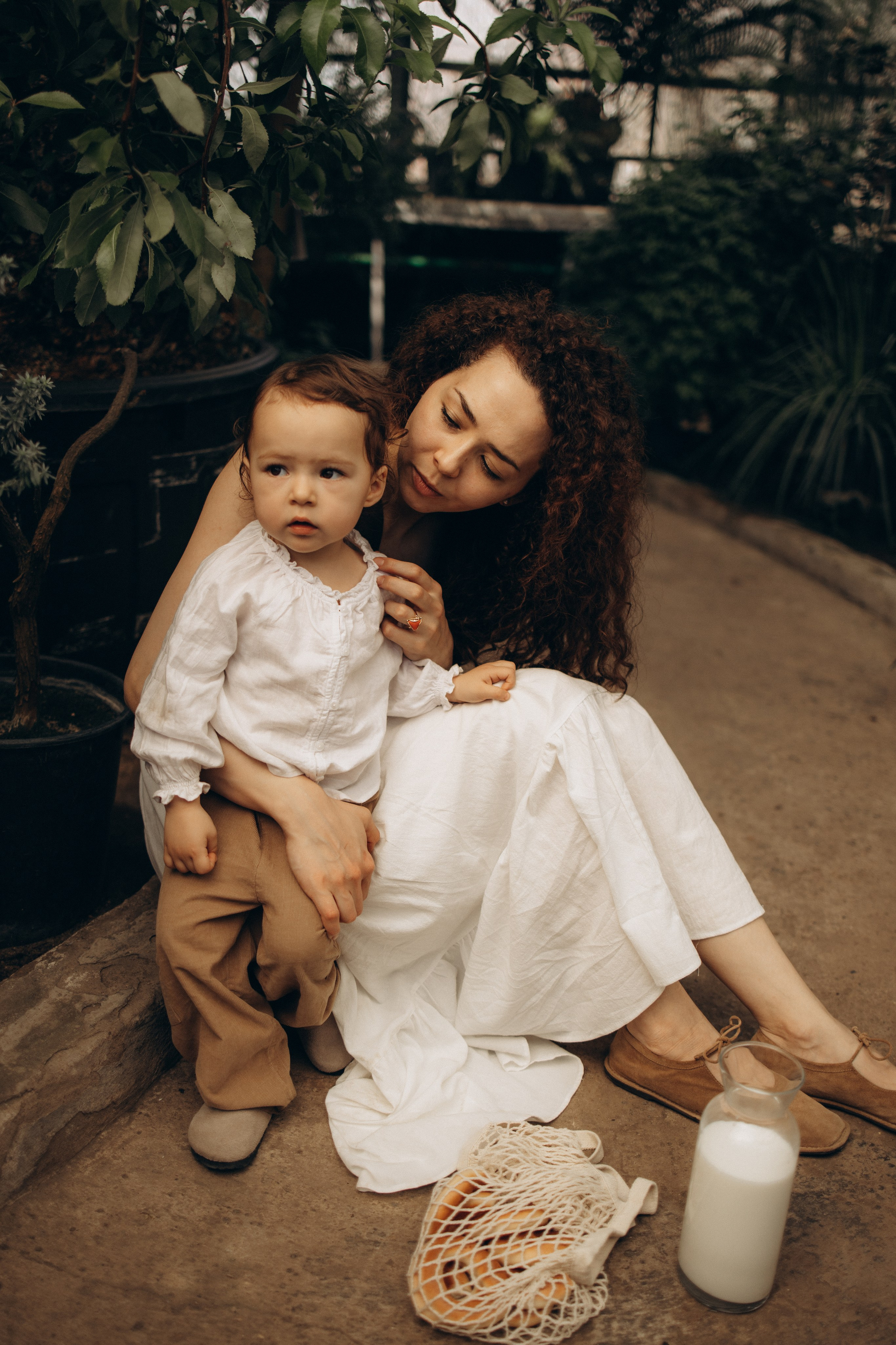 Прогулка по оранжерее. Семейный фотограф в Москве Ксения Аганина