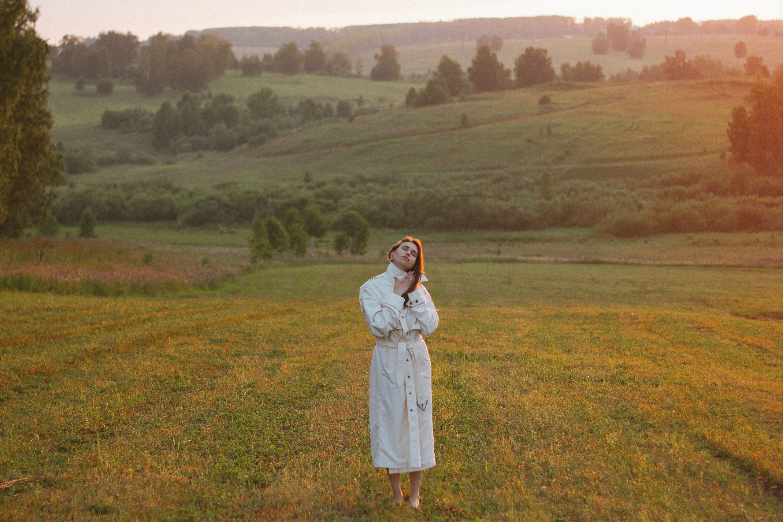 Оля, закат. Анастасия Дубцова. Фотограф в Кемерово