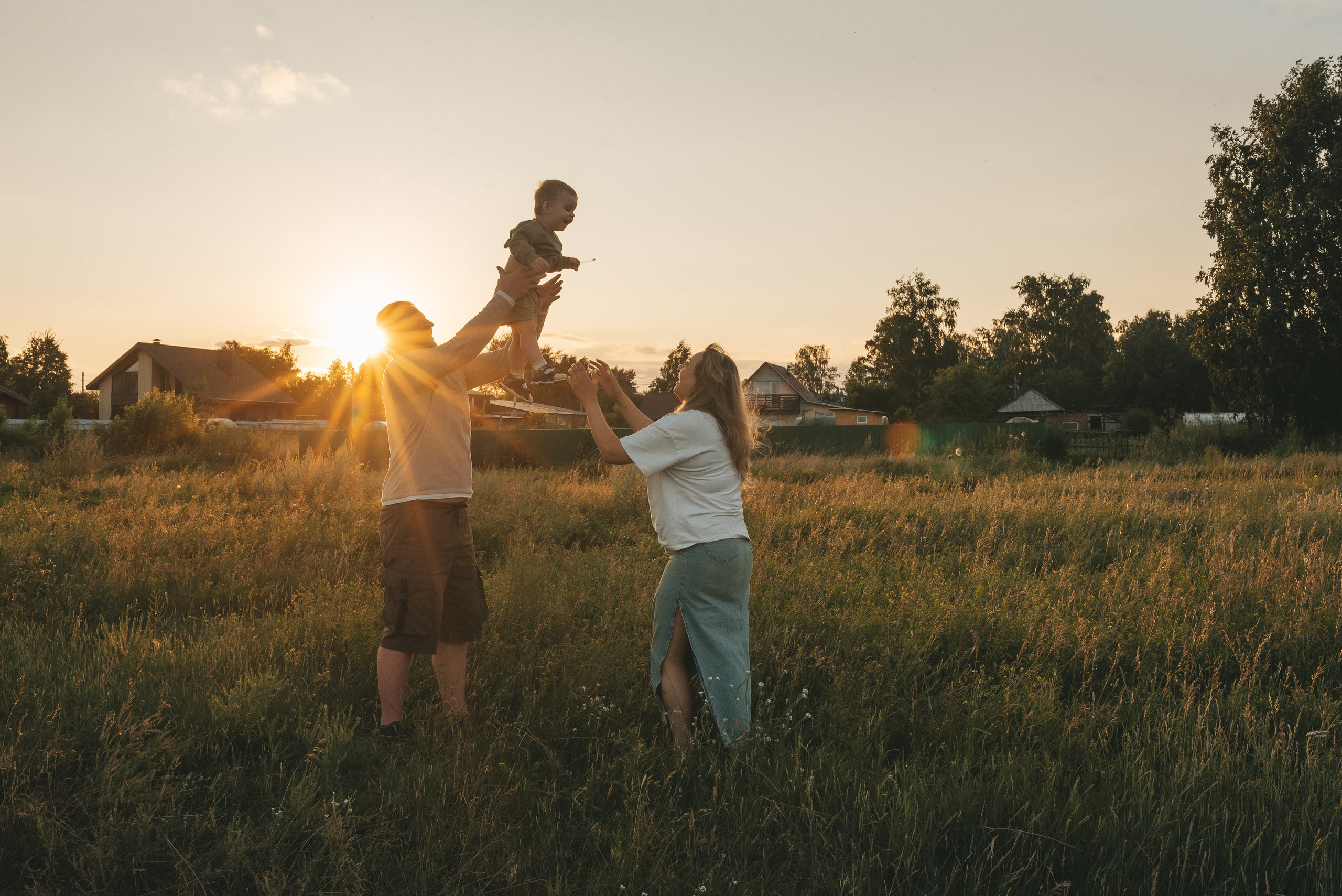 Маша Андрей Женя. Семейная фотосессия в Новосибирске от фотографа Ольги Коваль