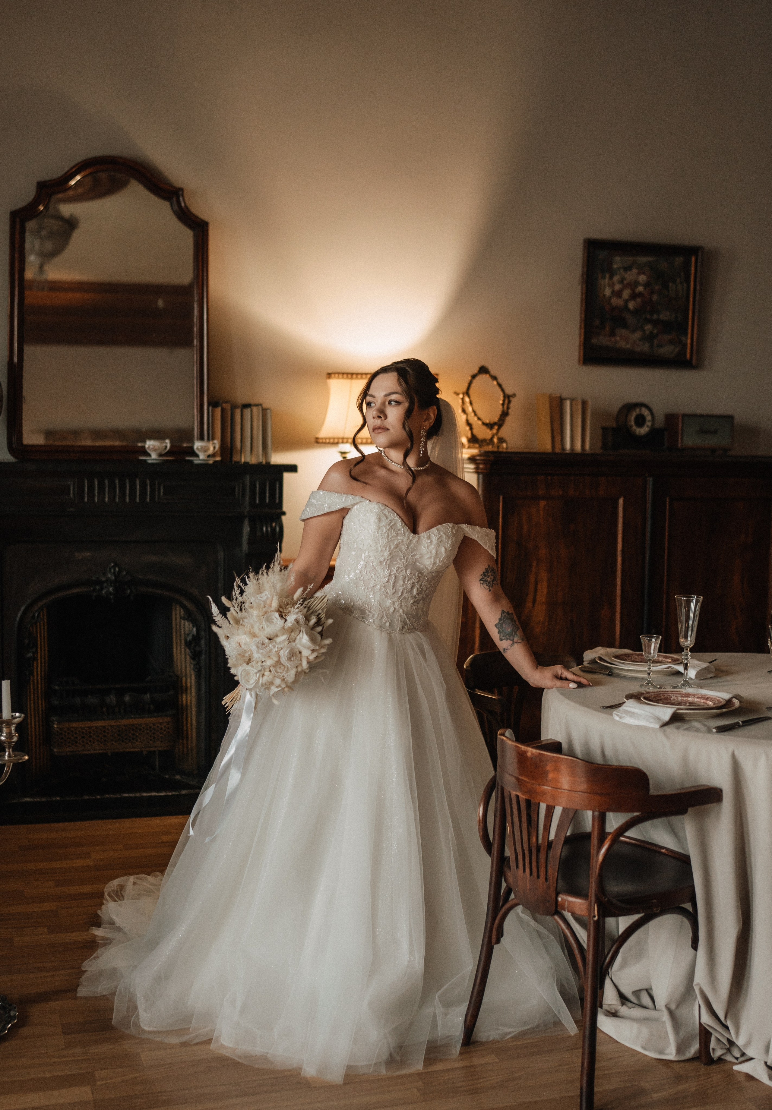 Свадебная фотосессия в студии. Федосова Елизавета. Свадебный фотограф в СПб.