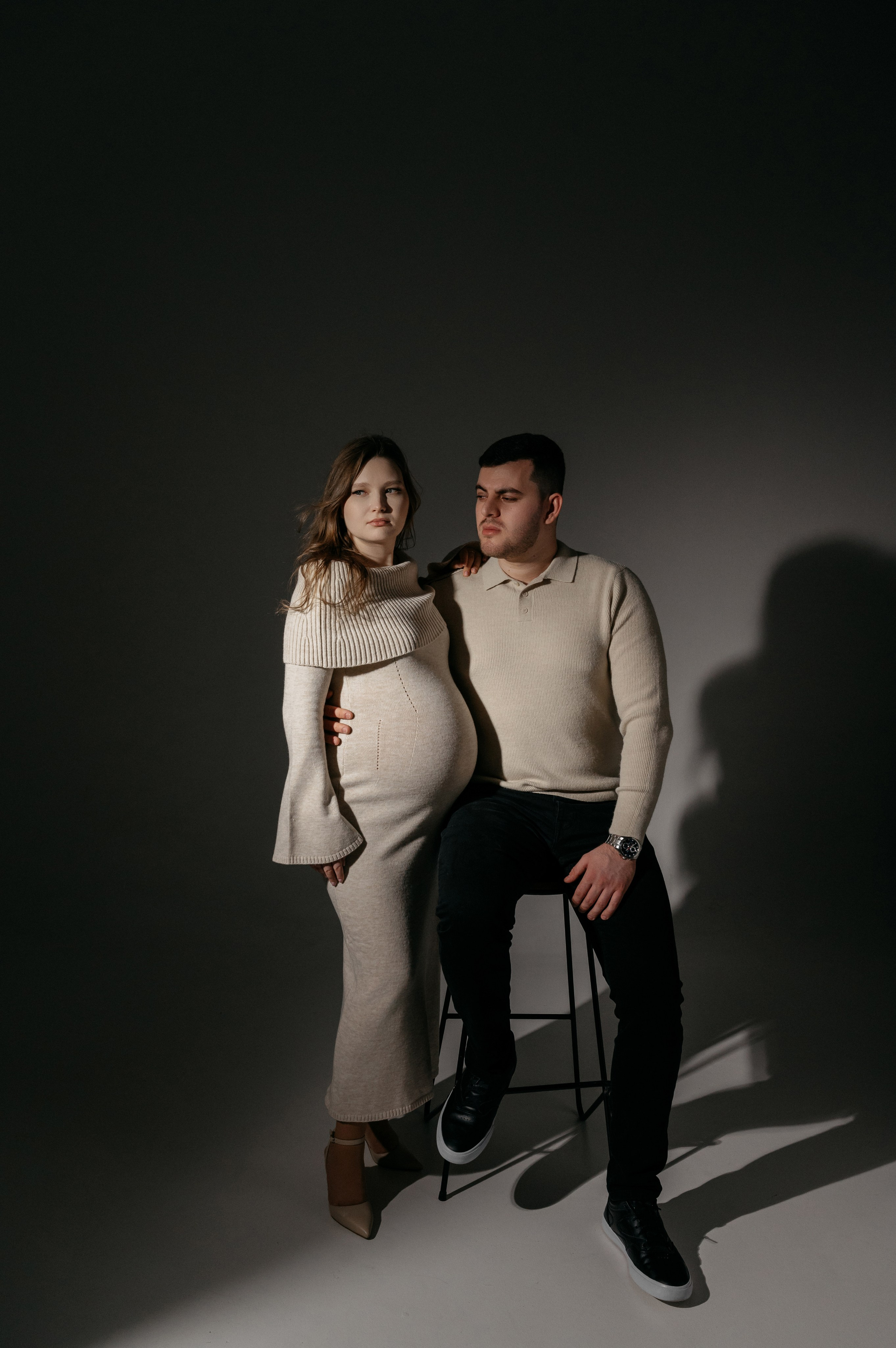 Нежная фотосессия беременности для Юли и Анзора. Свадебный фотограф Мария Строгонова