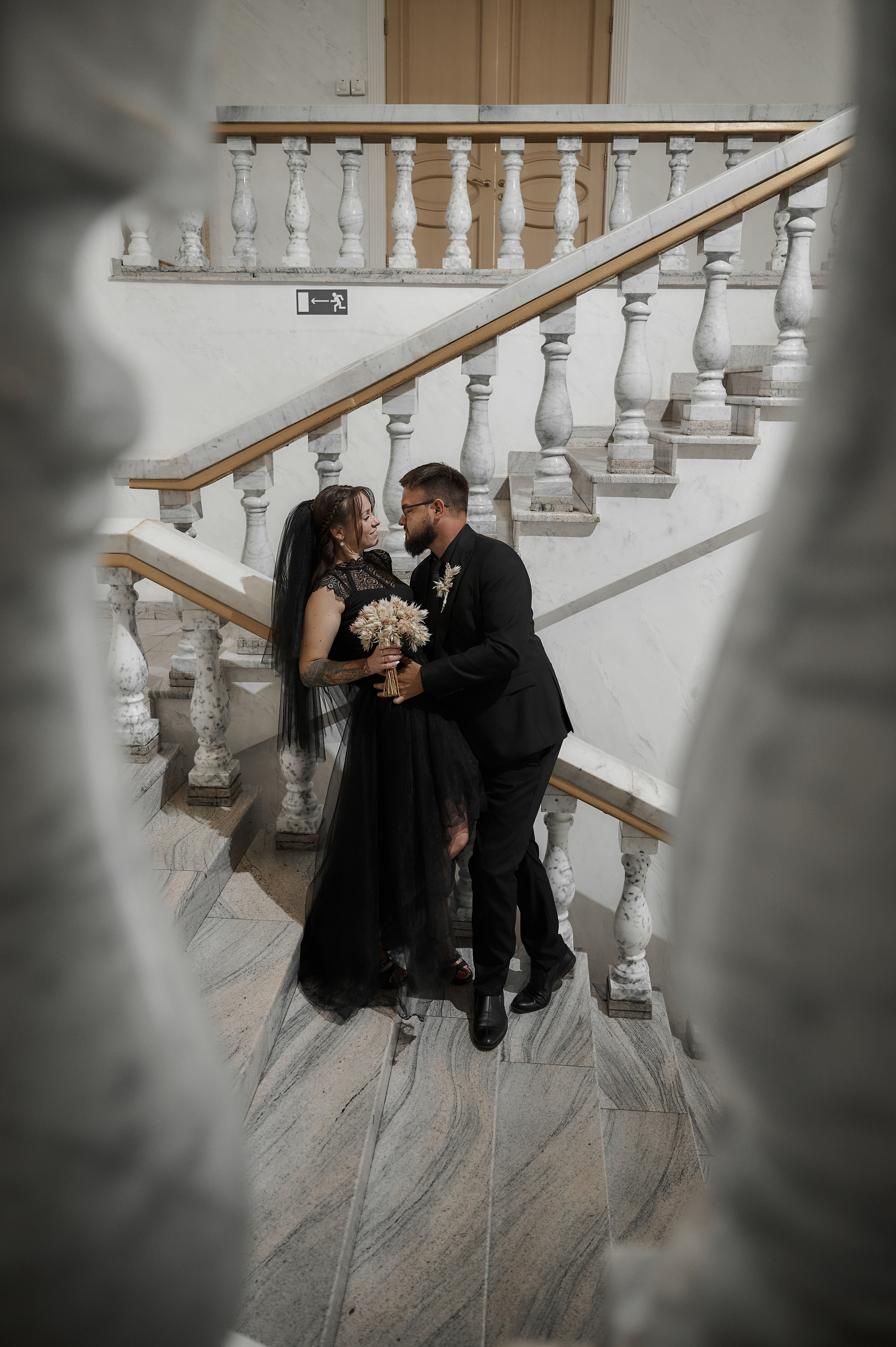 Свадебная фотосессия в Туле в черном. Свадебный фотограф в Туле Никита Беляев