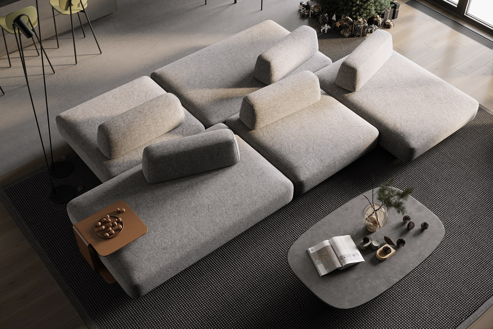 BLACK PROJECT. 3D визуализация интерьера eugene7even