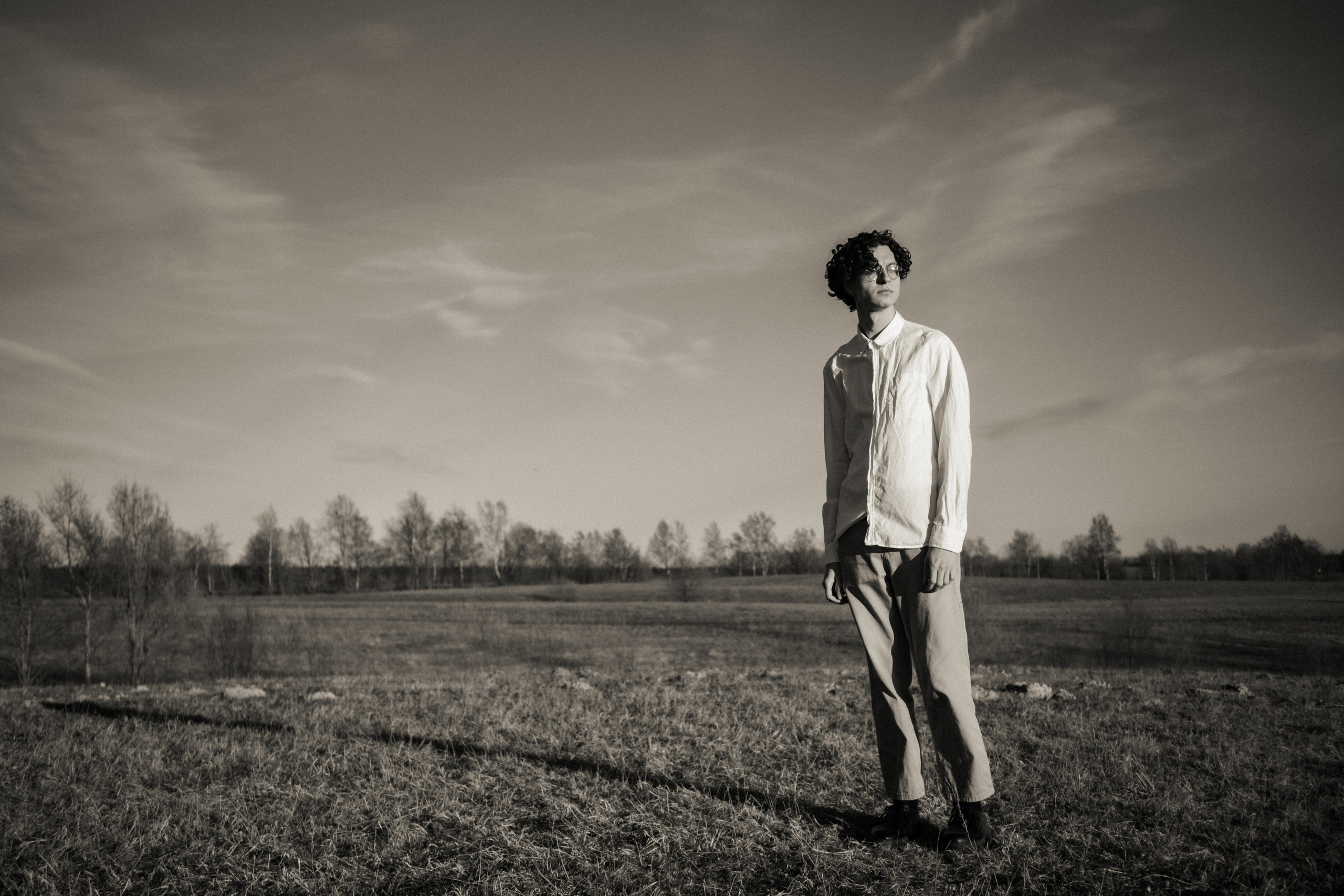 Андрей. Съёмка в поле. Lickord