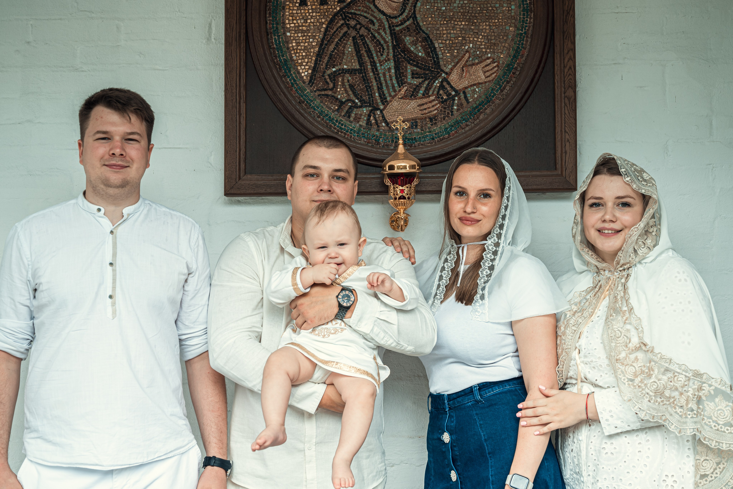 Крещение Александра. Семейный и детский фотограф Москва