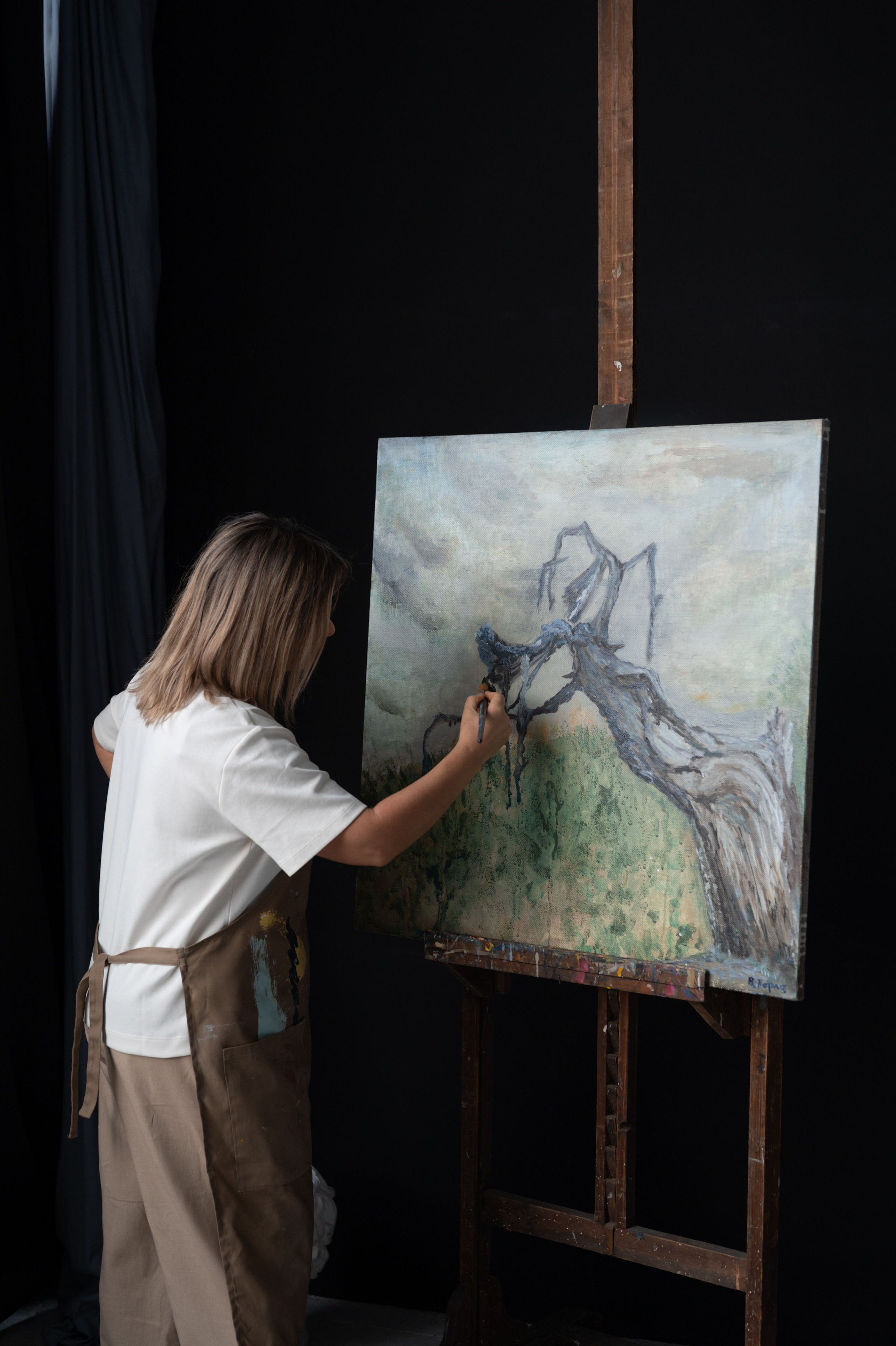 Фотосессия для художника. Фотограф Юлия Кондратьева