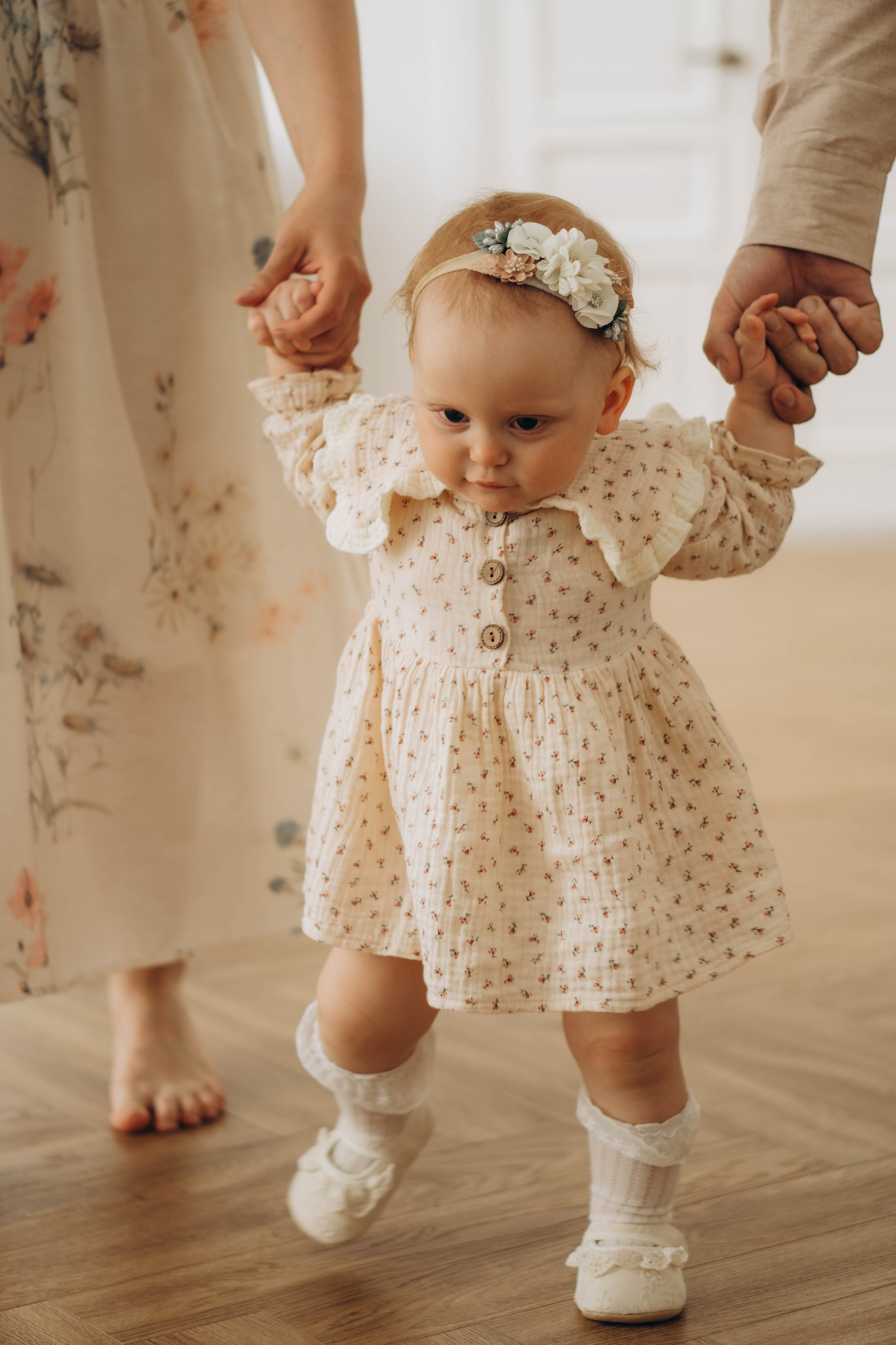 Студийная семейная съемка на годик. Фотограф Москва Валерия Веденина
