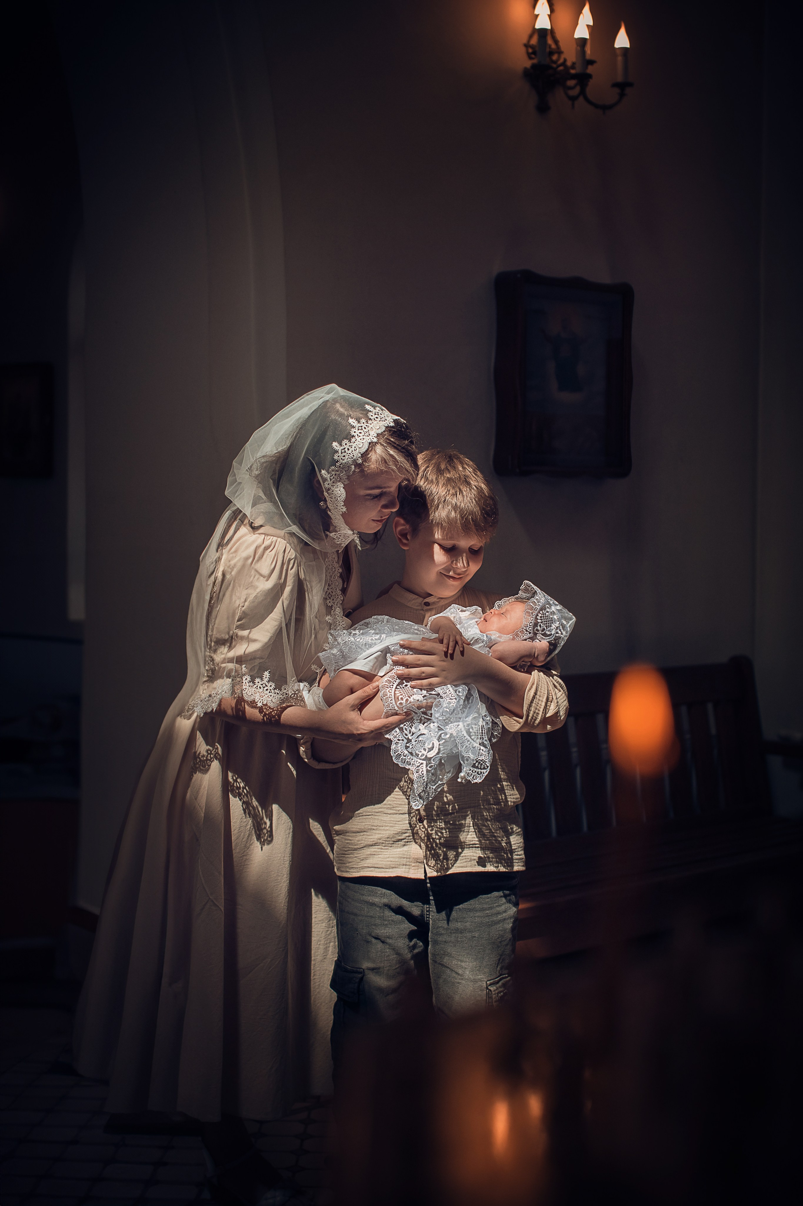 Крещение Устинии. Храм Преподобного Сергия Радонежского. Главная