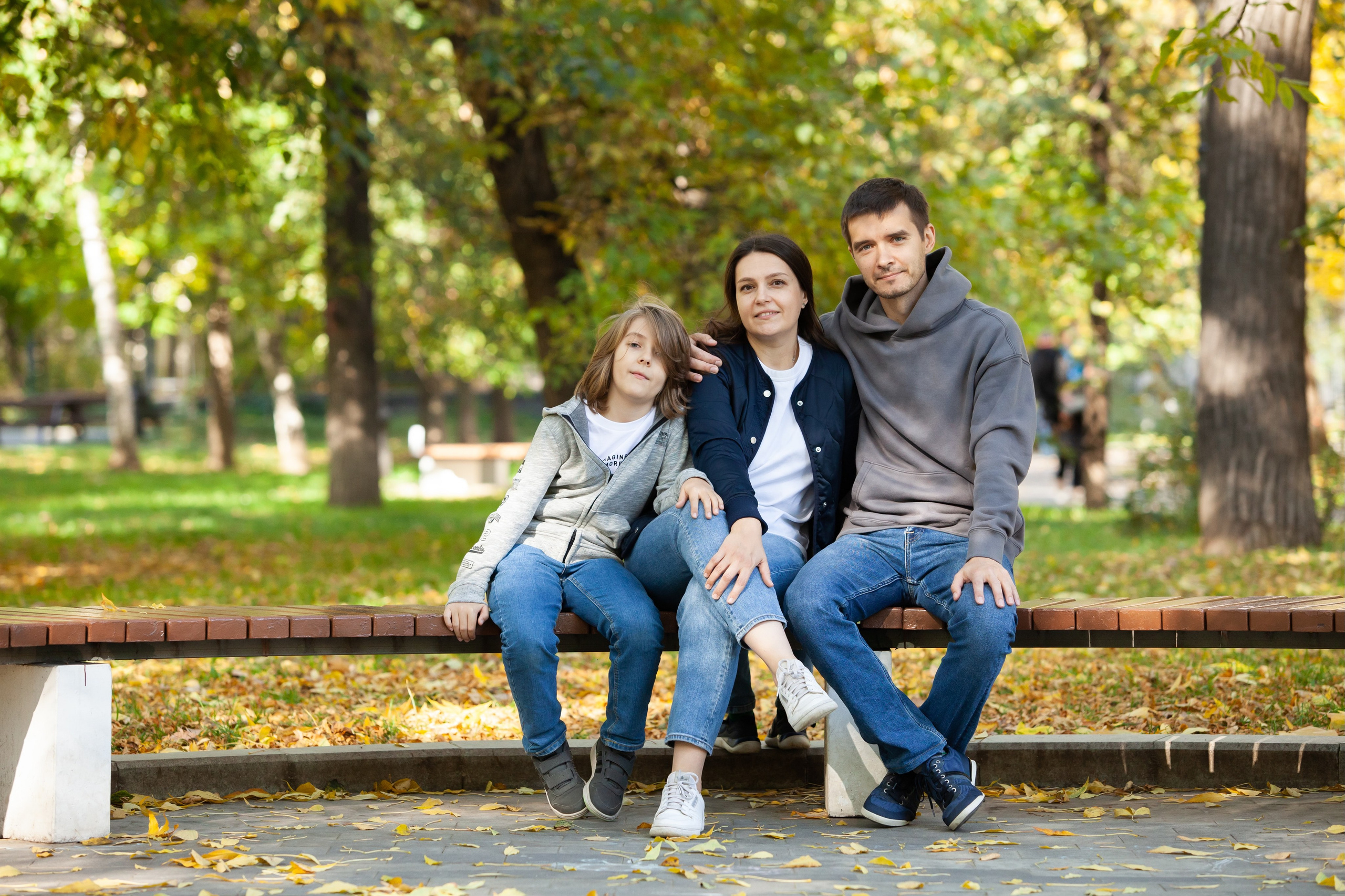 Семейная фотосъемка в саду Баумана. Фотографы в Москве Светлана Устинова и Сергей Грачев