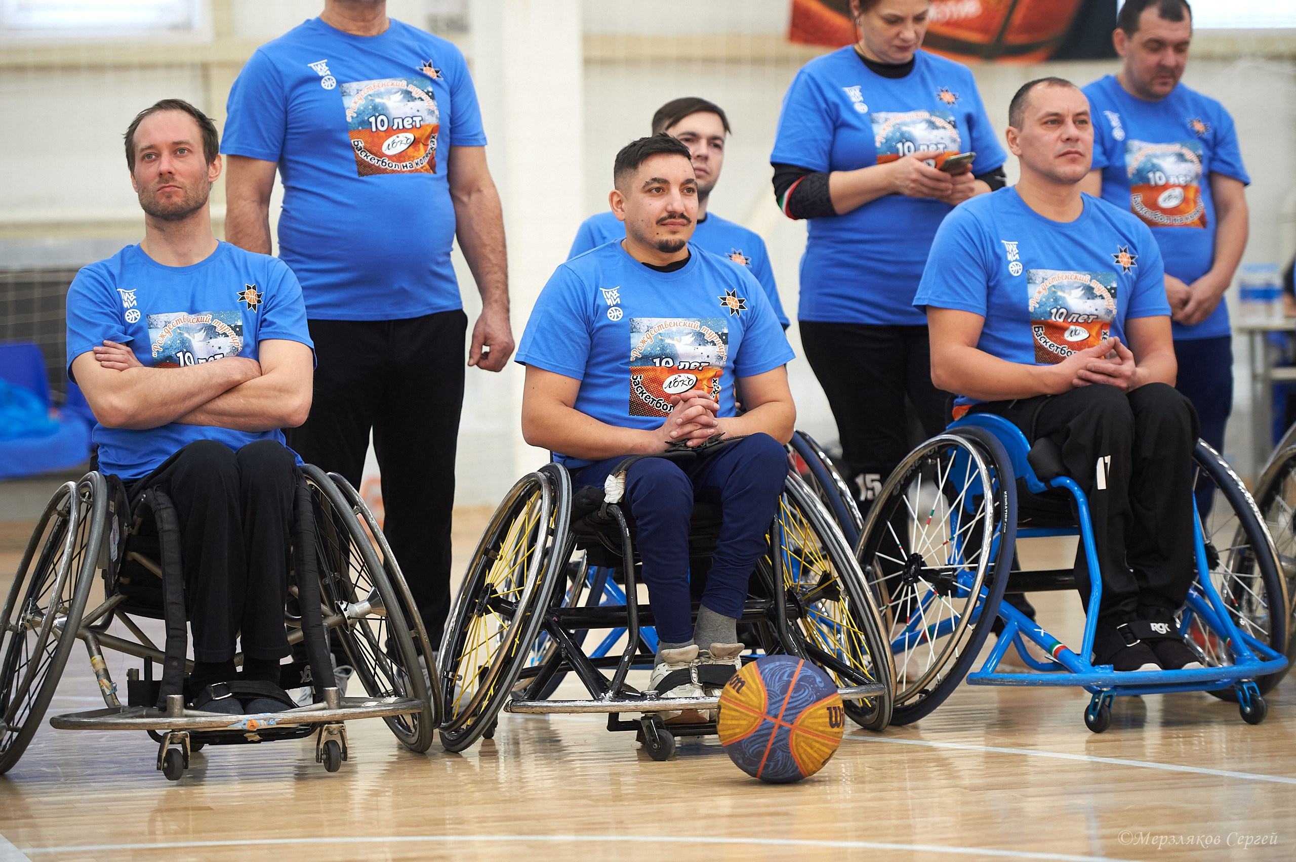 X традиционный Рождественский турнир по баскетболу на колясках. Ижевск. Спортивный репортажный фотограф в Ижевске Сергей Мерзляков