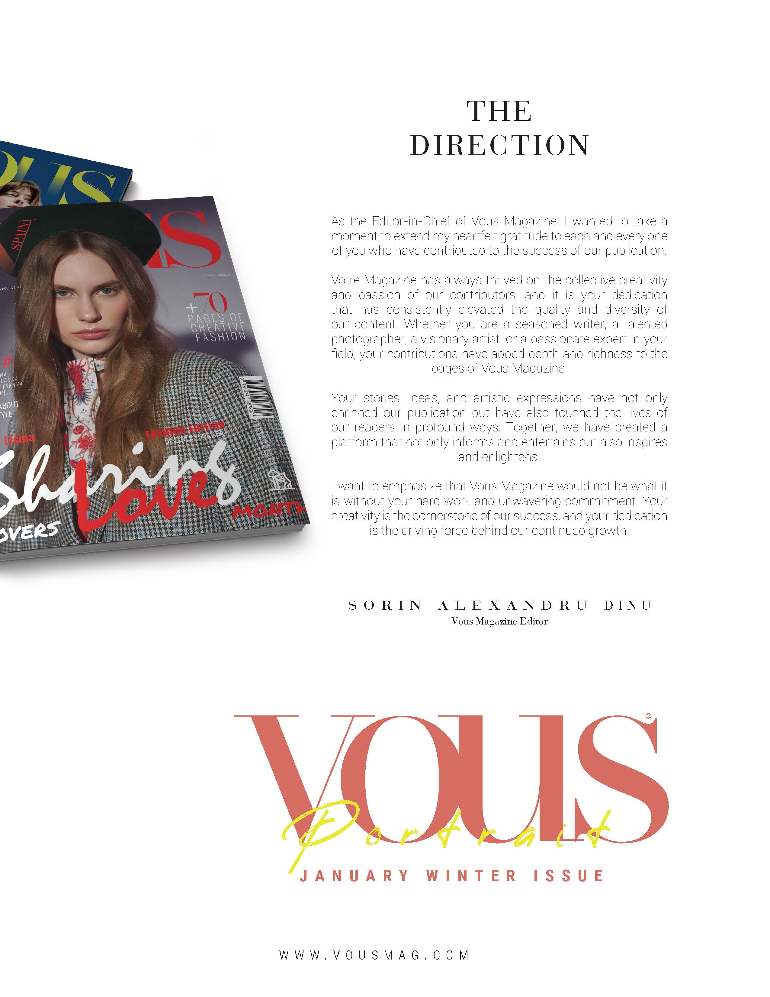 VOUS ROMANIA Magazine. 